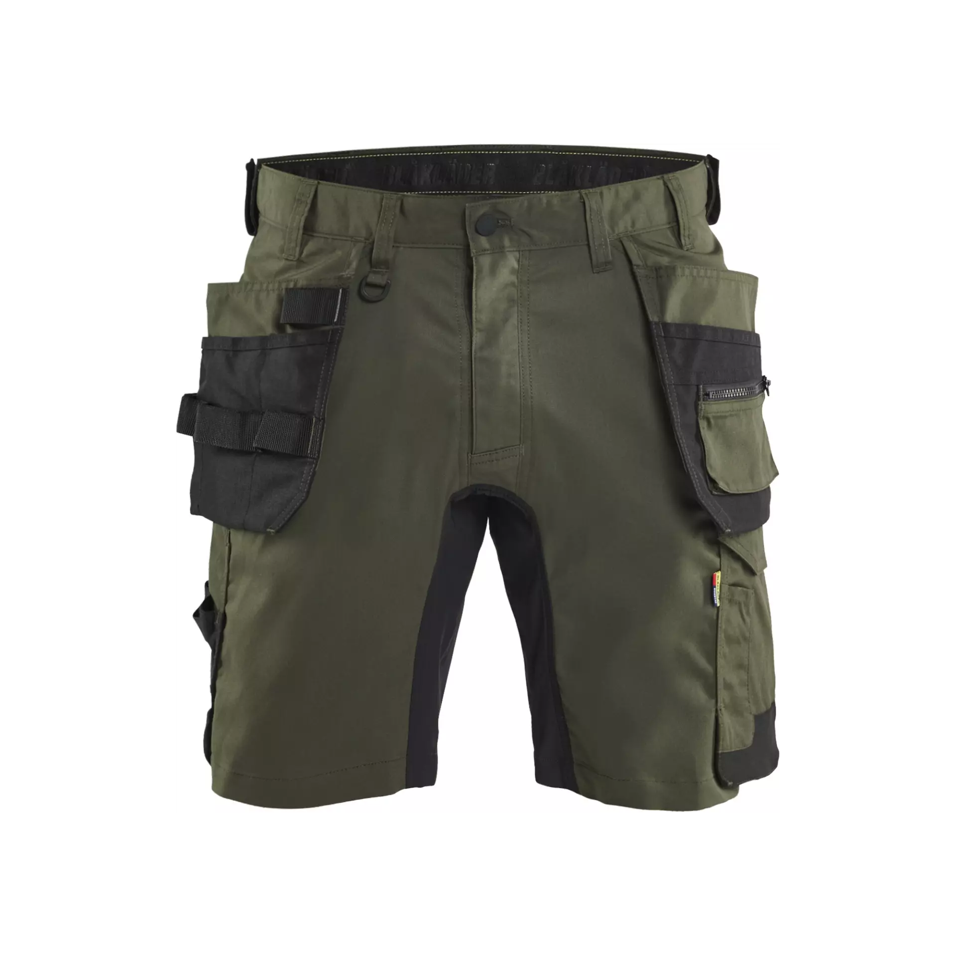 Blåkläder 175218324298, Stretch Handwerker Shorts, Waldgrün/Schwarz, image 1