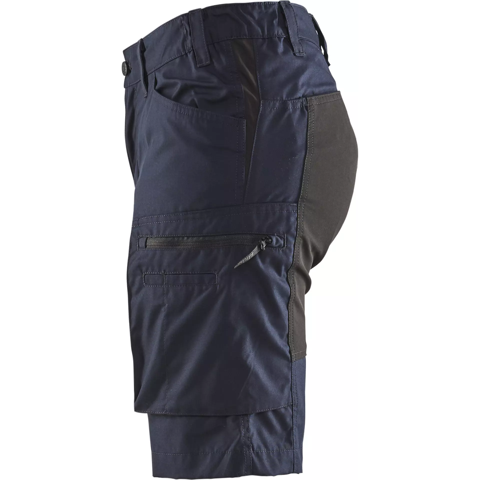 Blåkläder 714918458699, Women's Stretch Shorts, Dark Navy Blue/Black, image 3