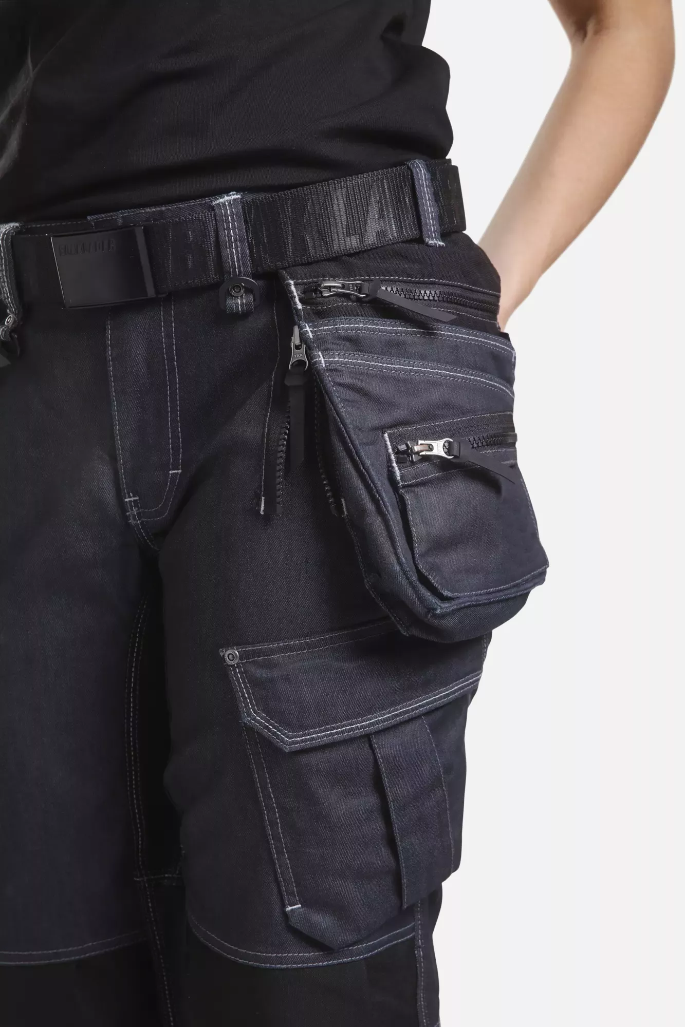Blaklader 799011418999, X1900 Women's Stretch Craftsman Work Trousers, Navy/Black, image 8