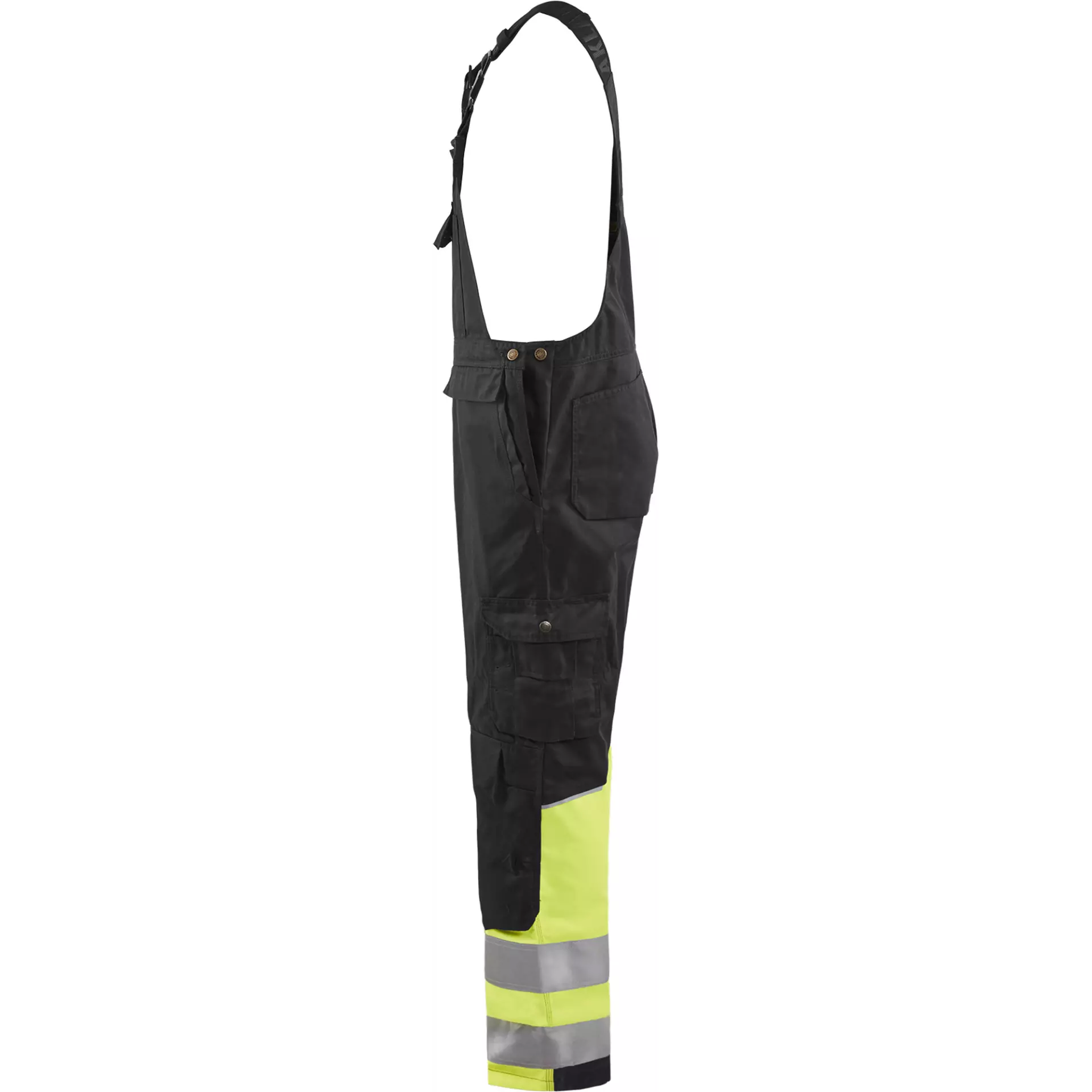 Blaklader 266218009933, High Vis Bib and Brace, Black/Yellow, image 3