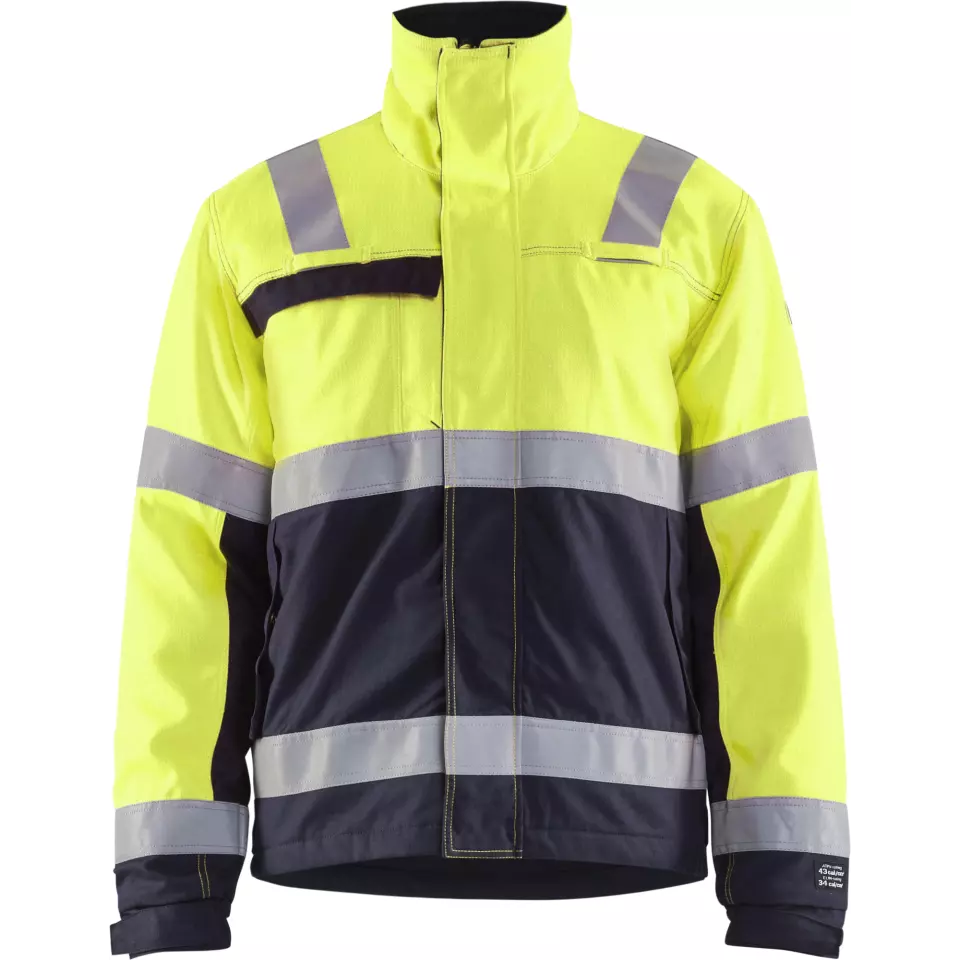 Blaklader 406915143389, Multinorm Winter Jacket, Yellow/Navy