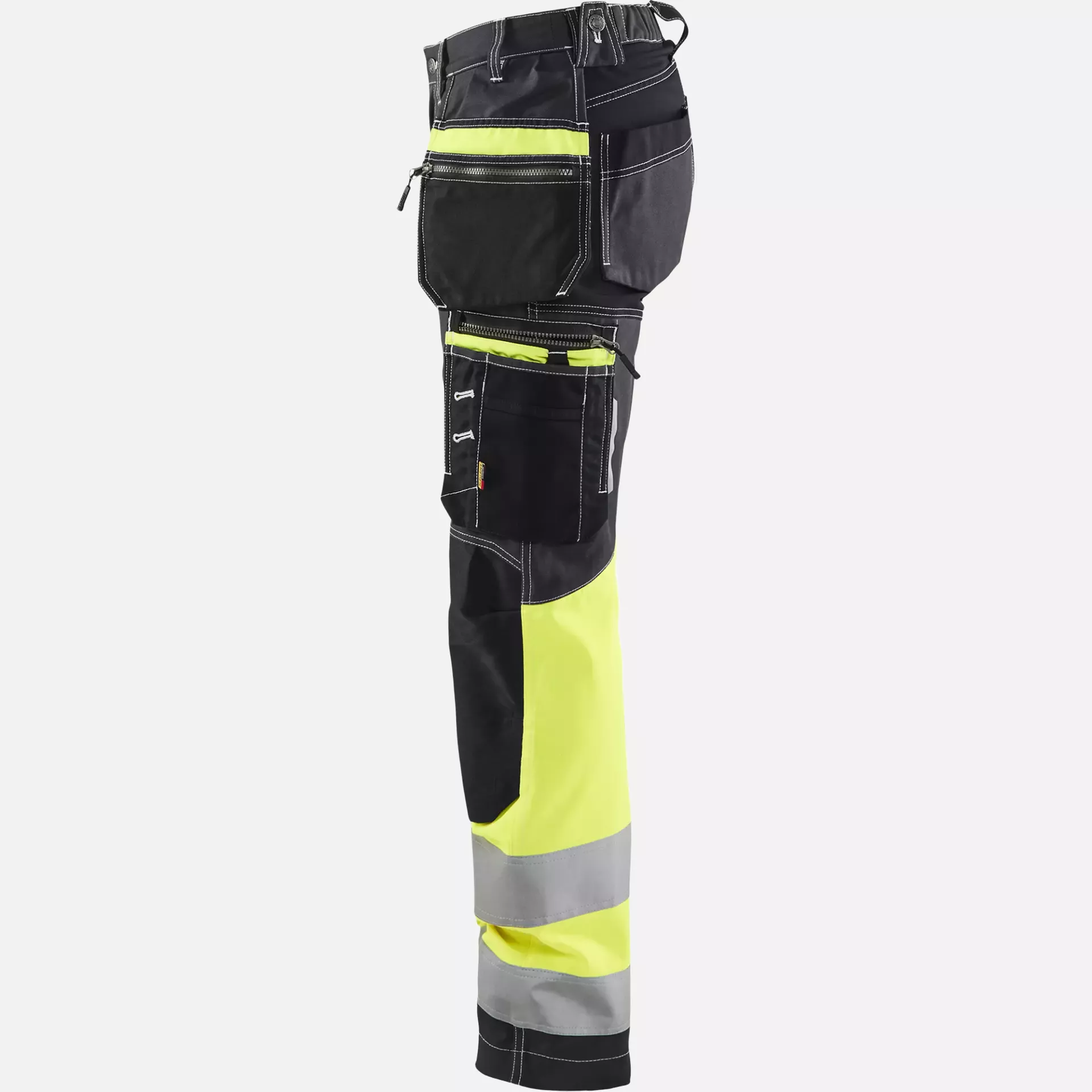 Blaklader 719613709933, High Vis Damen Stretch Arbeitshose, Schwarz/Gelb, image 3