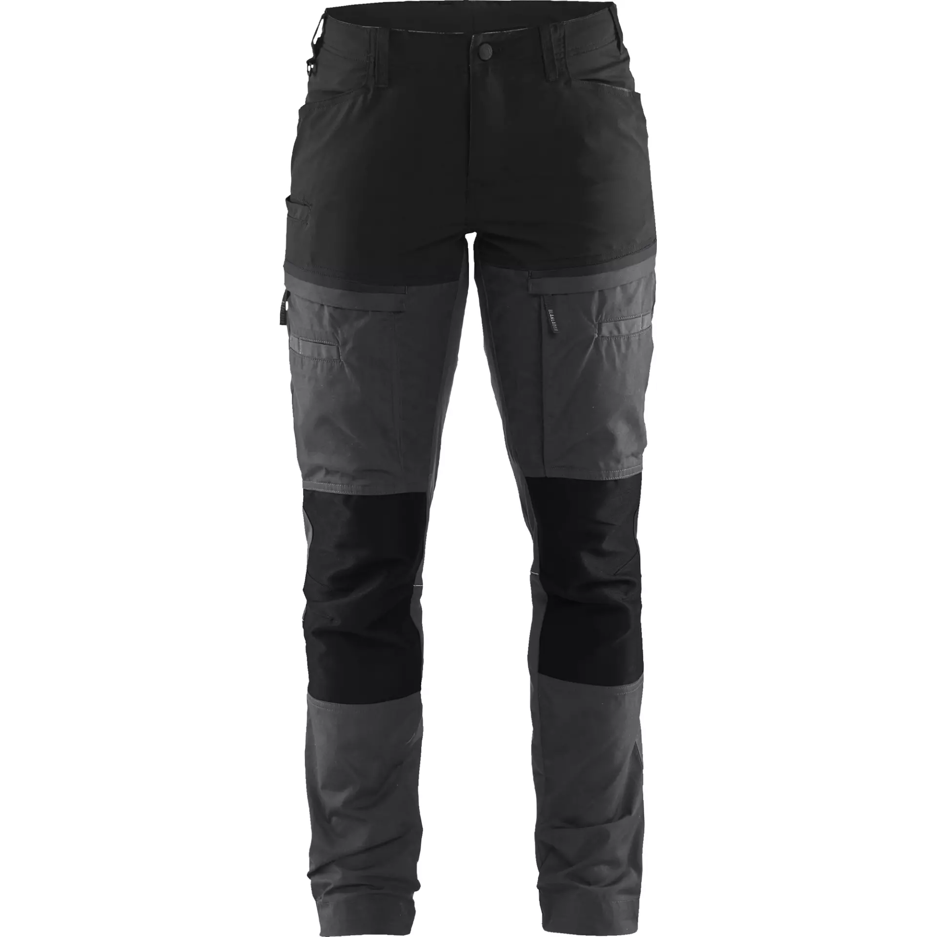 Blaklader 716618459699, Damen Stretch Servicehose, Mittelgrau/Schwarz
