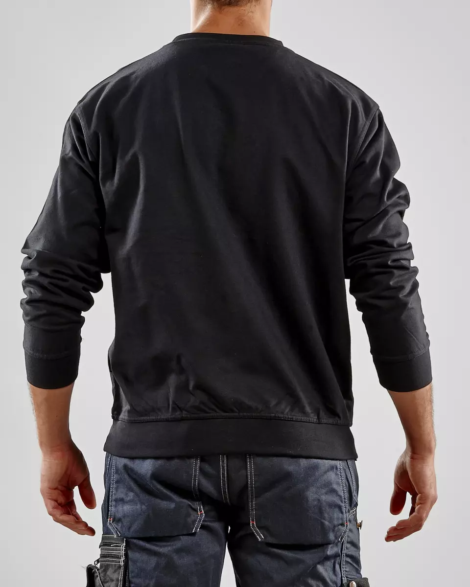 Blaklader 334011589900, Sweatshirt, Black, image 6, gallery thumbnail
