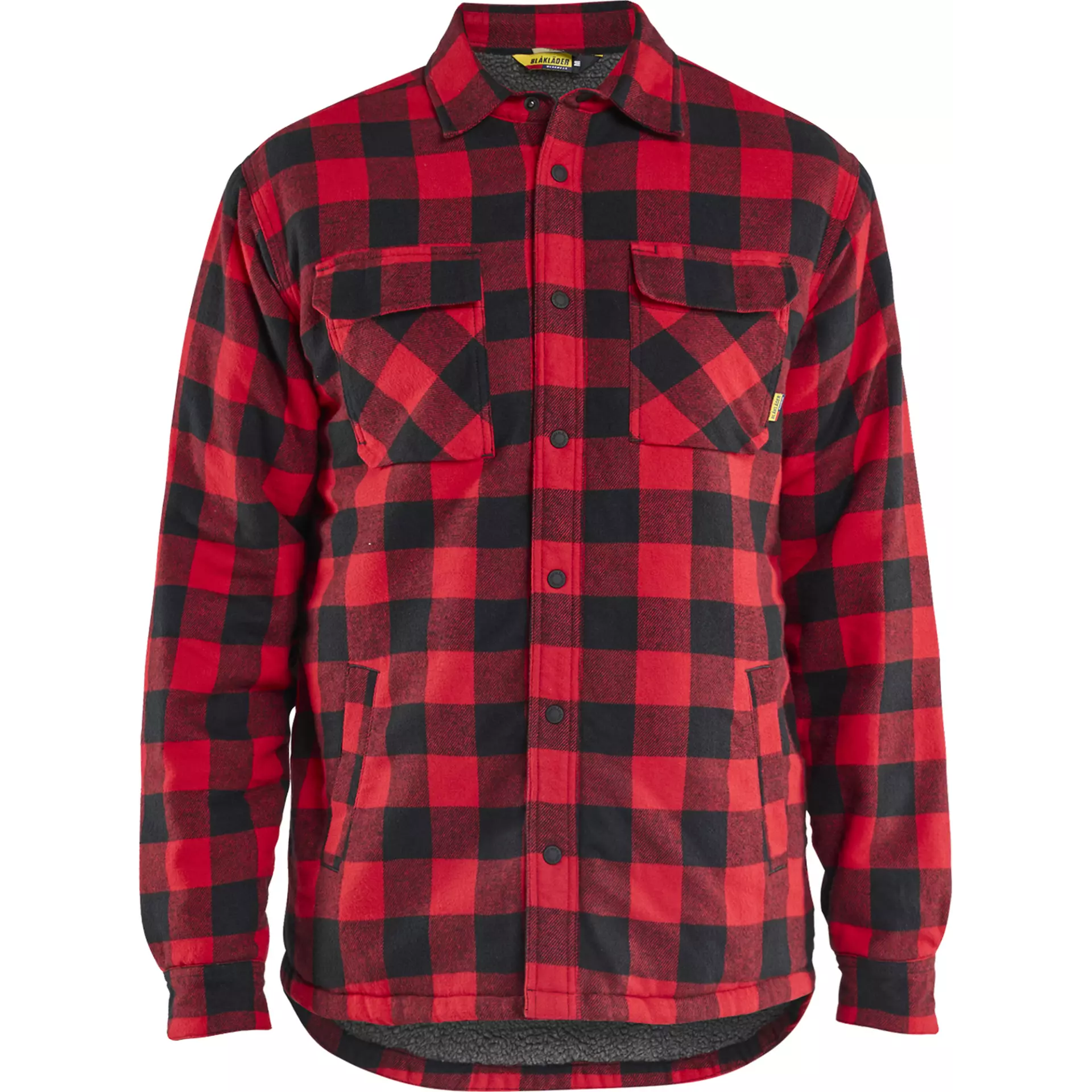 Blaklader 470411685699, Pilefutter Flanellhemd, Rot/Schwarz, image 1