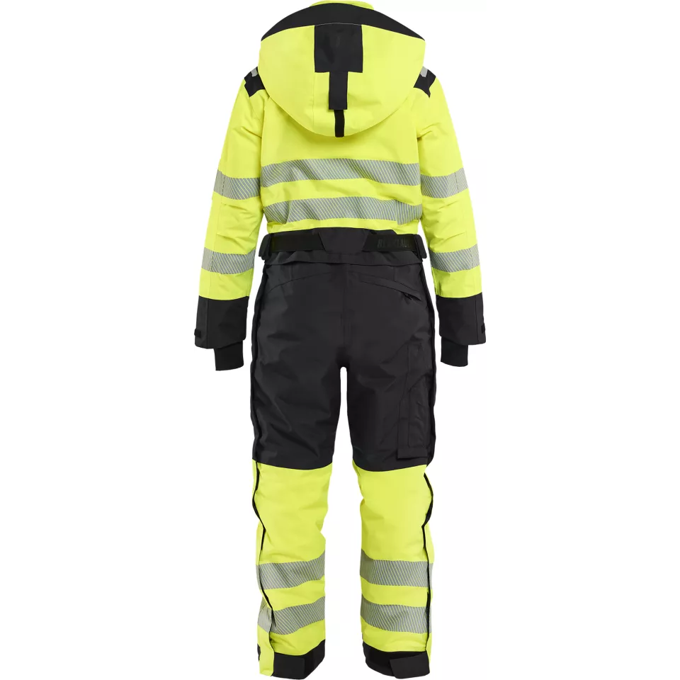 Blaklader 672619773399, Ladies High Vis Winter Coverall, High Vis Yellow/Black, image 4, gallery thumbnail