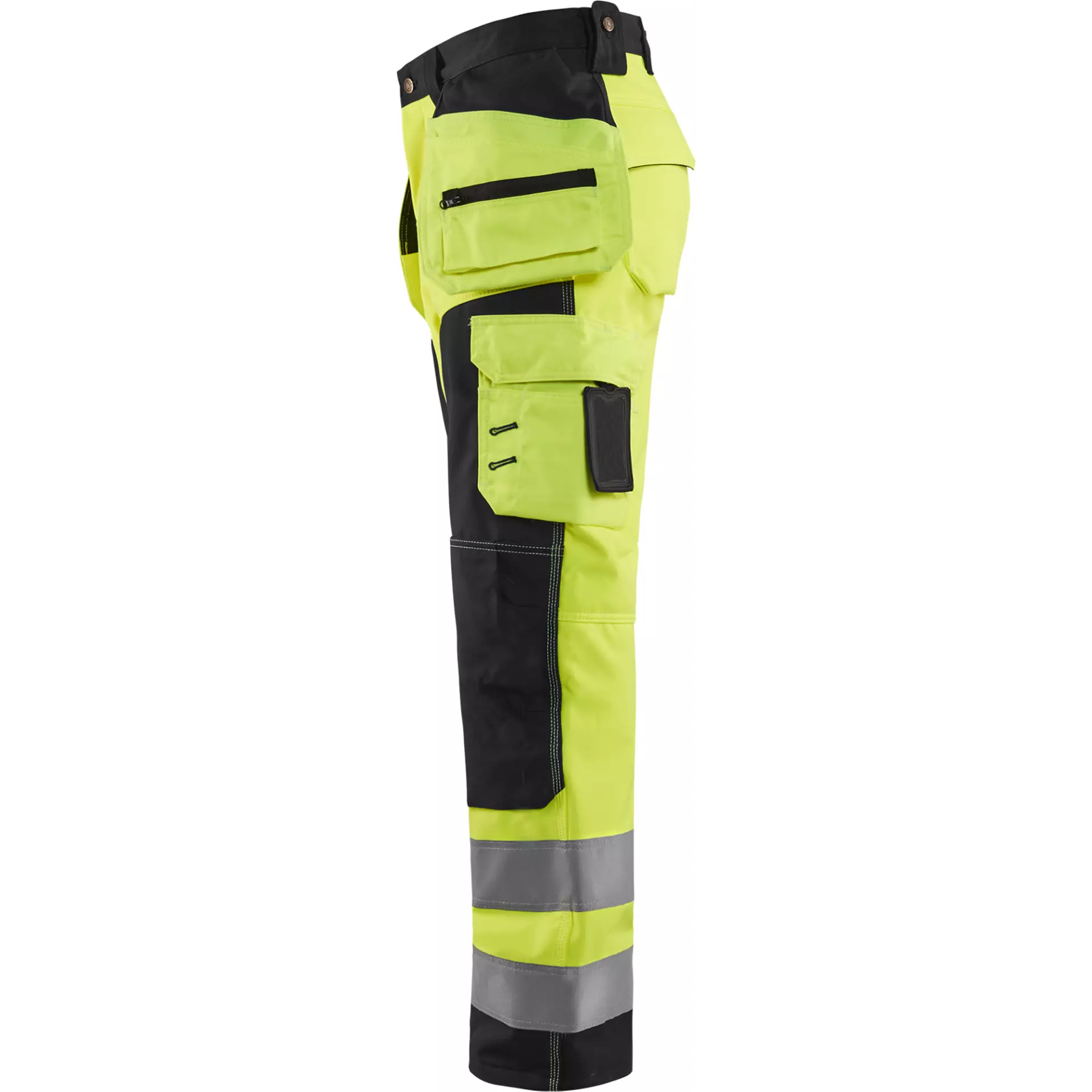 Blåkläder 156725173399, High Vis Softshell Work Pants, Yellow/Black, image 3