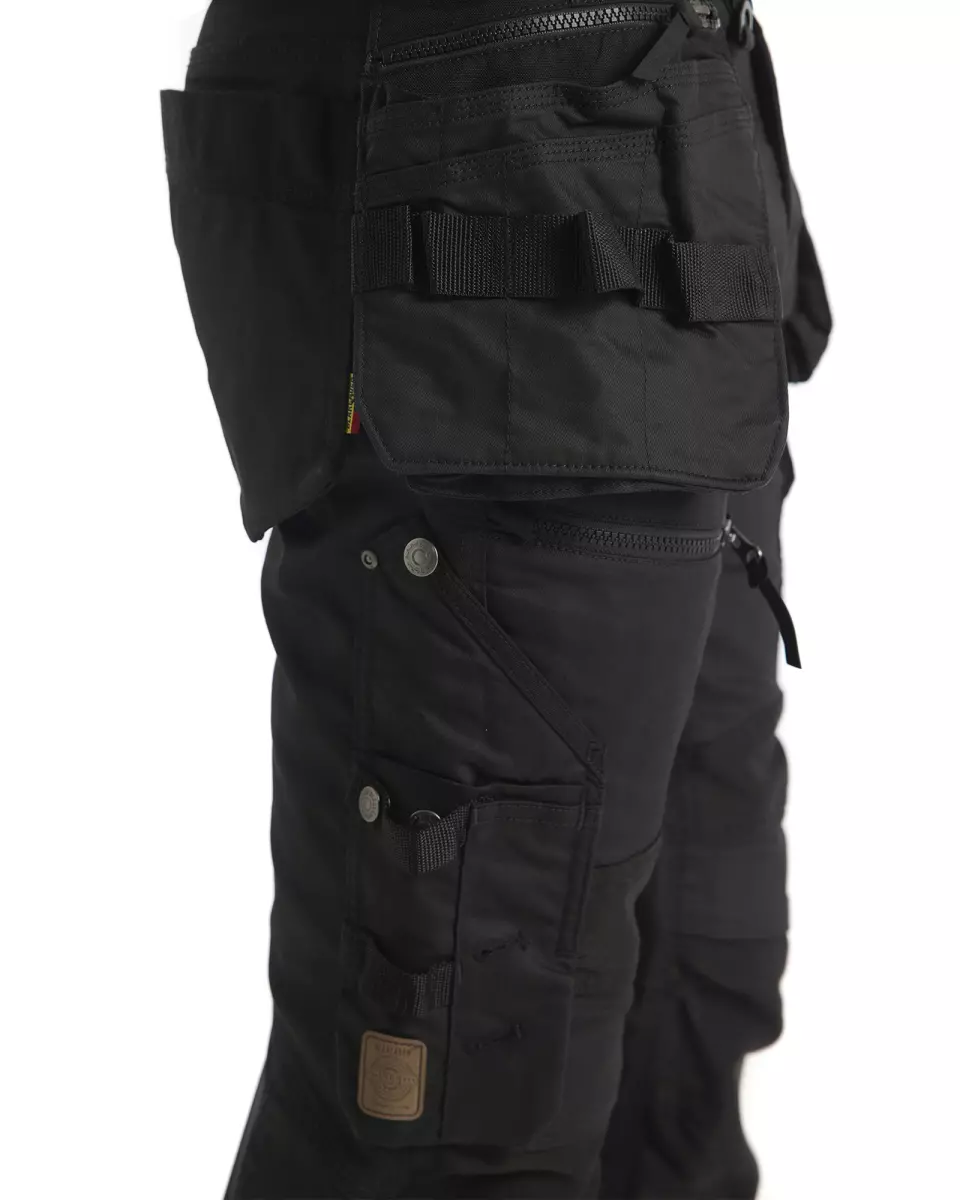 Blåkläder 199011419999, X1900 Stretch Handwerker Arbeitshose, Schwarz/Schwarz, image 6, gallery thumbnail