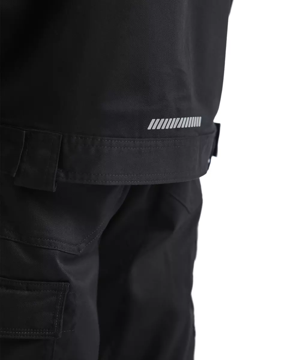 Blaklader 444418329933, Industry Stretch Jacket, Black/Yellow, image 8, gallery thumbnail
