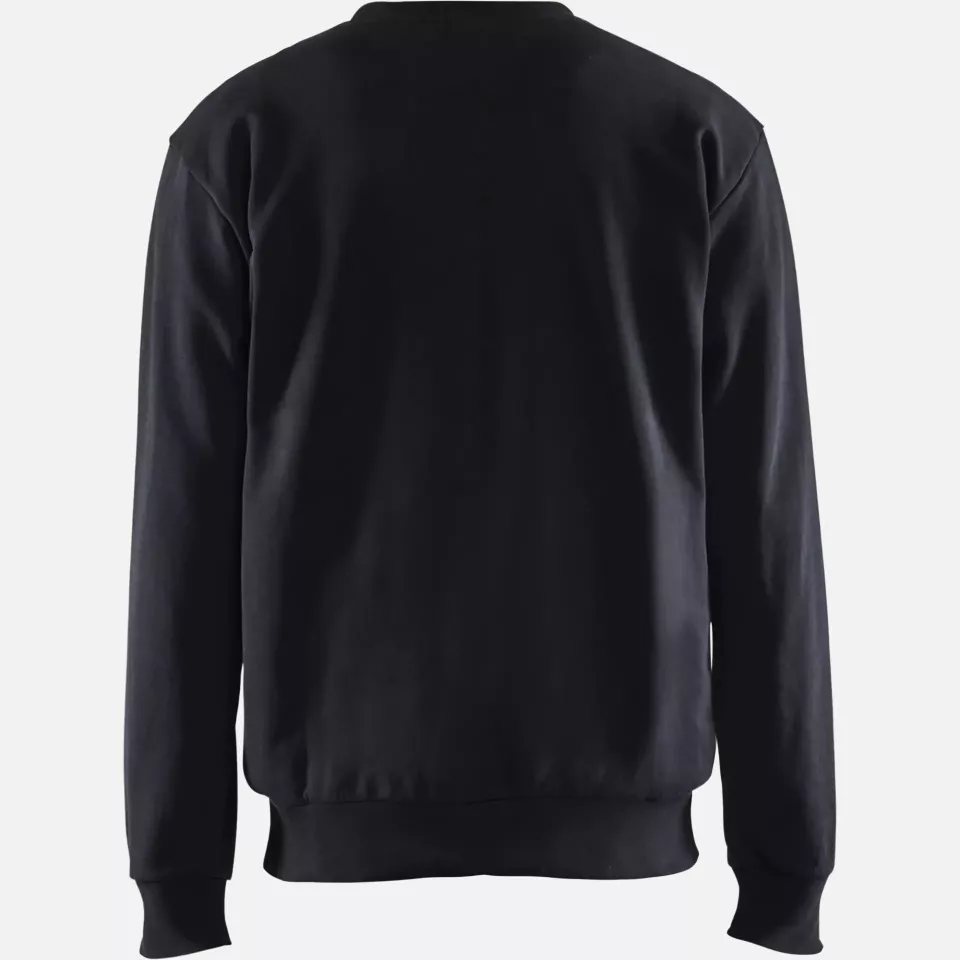 Blaklader 358011589996, Sweatshirt, Black/Medium Grey, image 4, gallery thumbnail