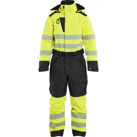 Blaklader Ladies High Vis Winter Coverall, High Vis Yellow/Black