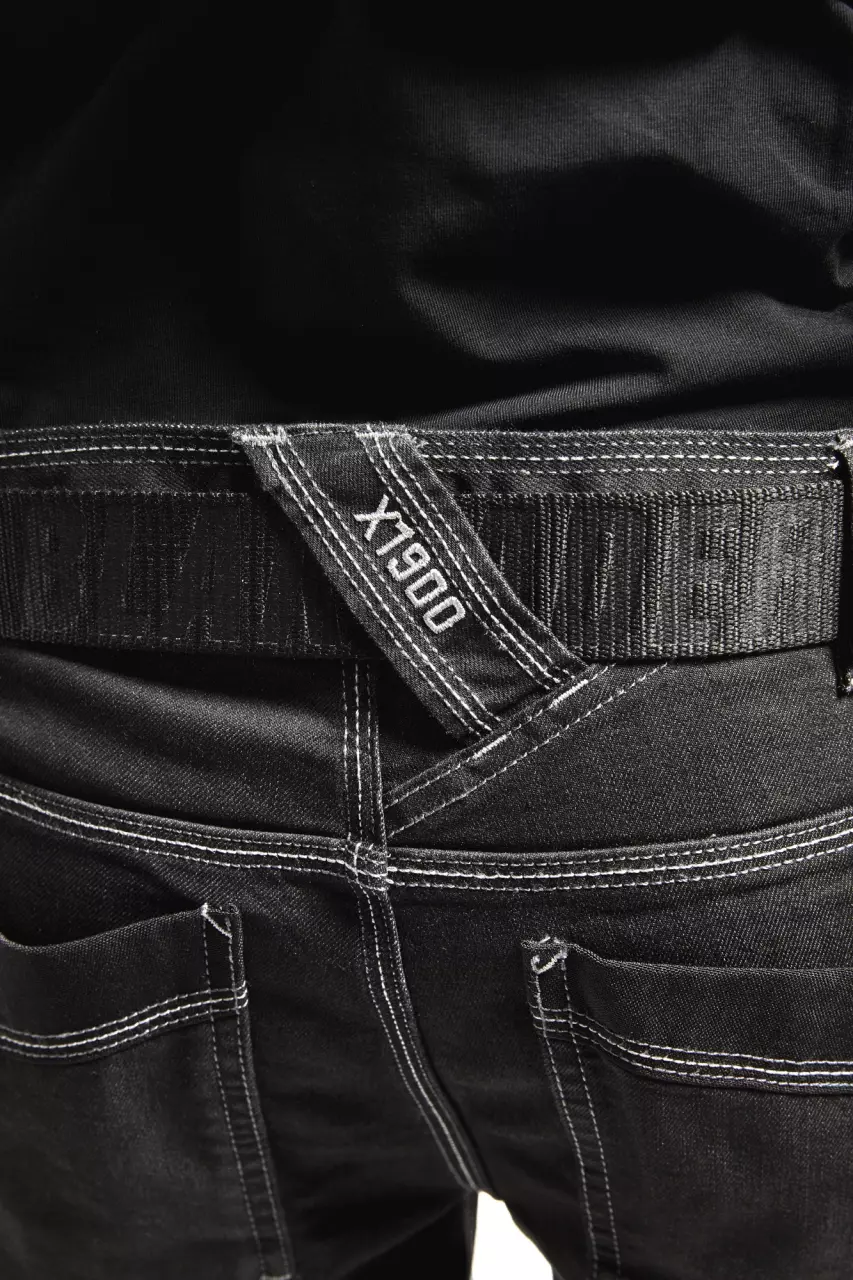 Blaklader 199211419900, X1900 Stretch Craftsman Shorts, Black, image 10, gallery thumbnail