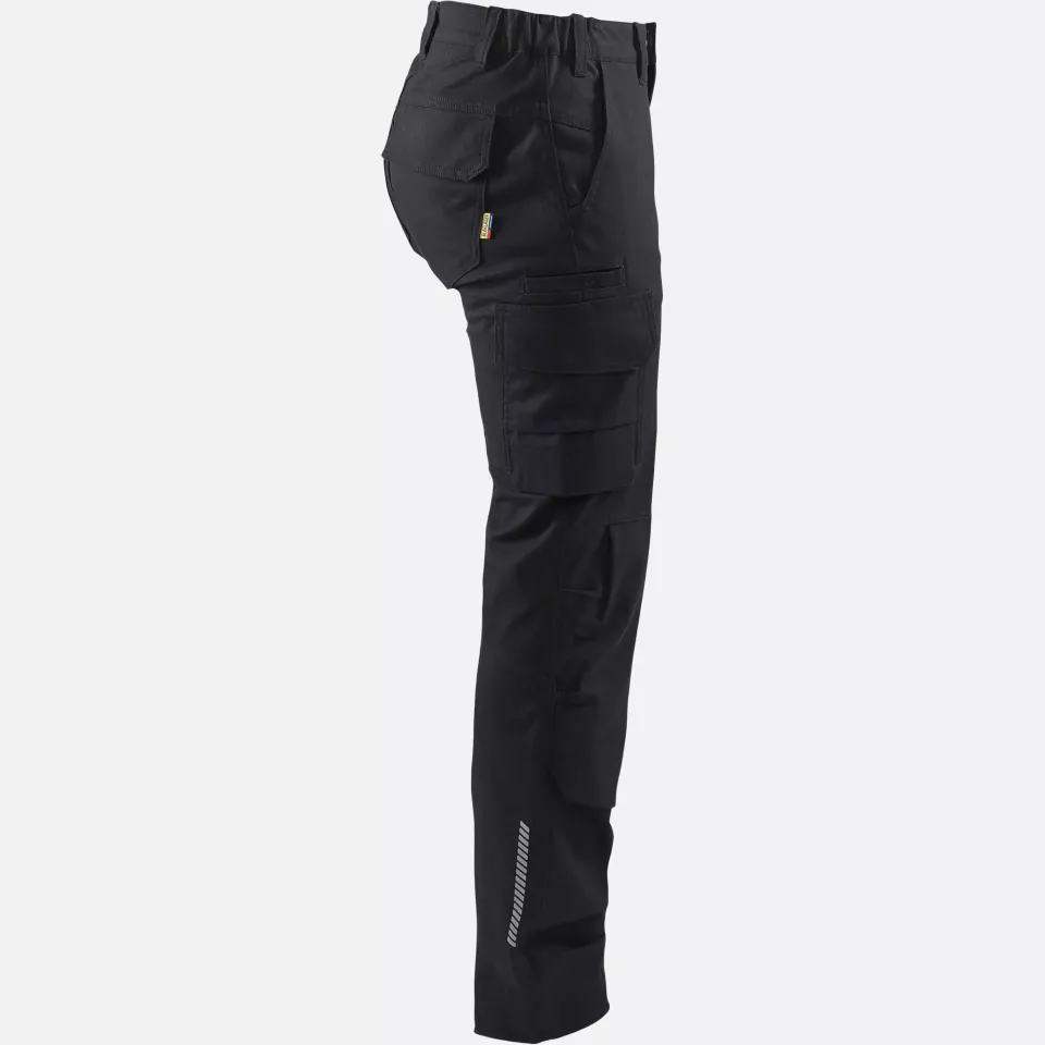 Blaklader 710613449900, Damen Stretch Industrie Arbeitshose, Schwarz, image 2, gallery thumbnail