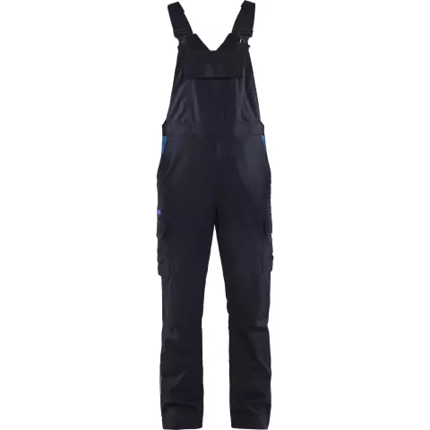Blaklader Industry Bib and Brace, Navy/Royal Blue