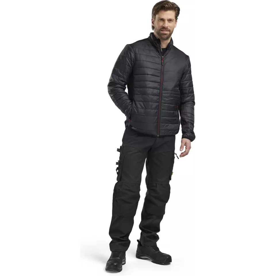 Blåkläder 471020309956, Padded Jacket, Black/Red, image 5, gallery thumbnail