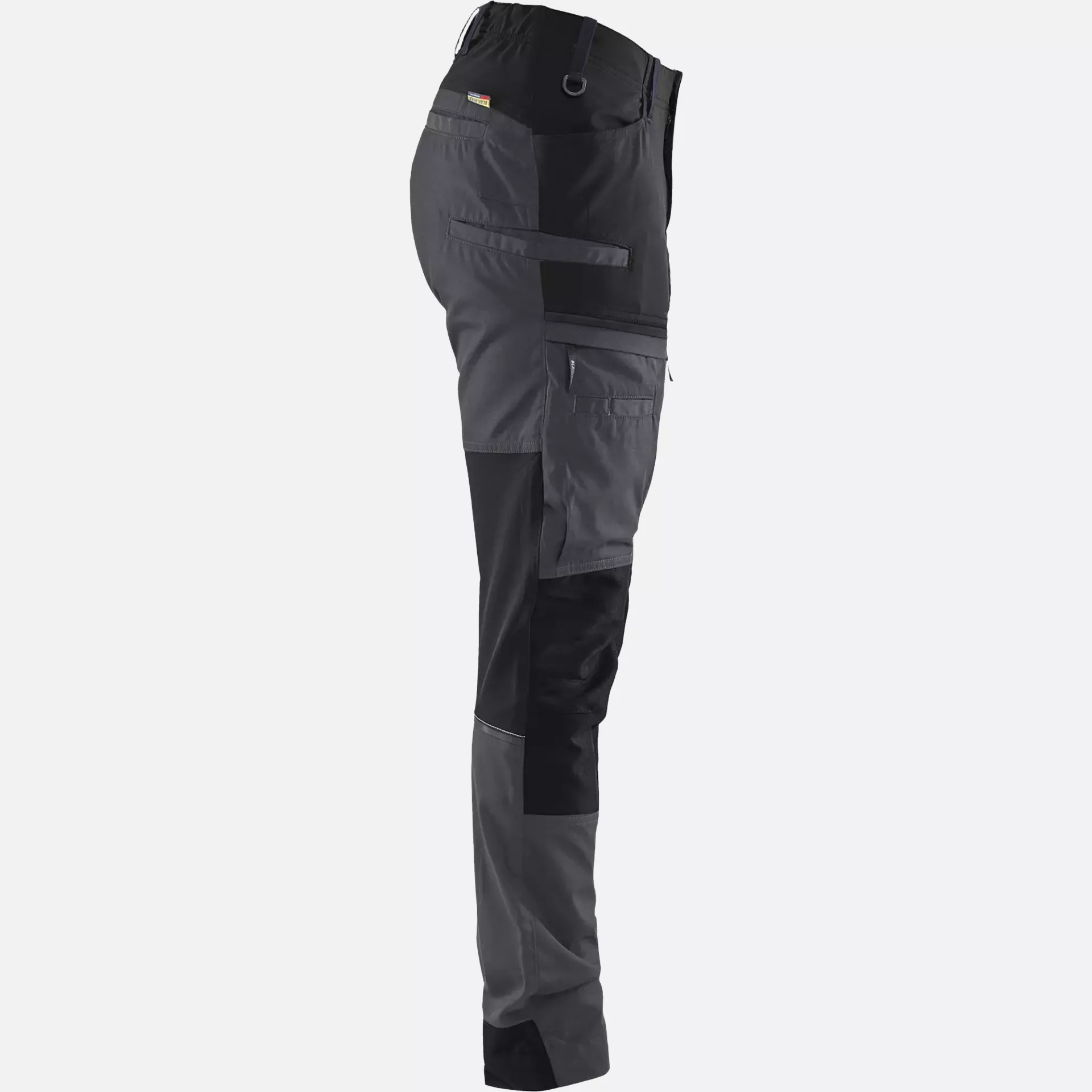 Blaklader 716618459699, Damen Stretch Servicehose, Mittelgrau/Schwarz, image 2