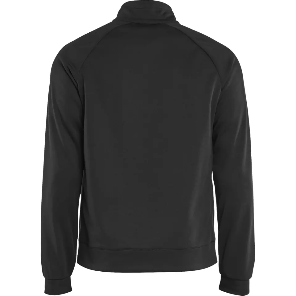 Blåkläder 341825269933, Hybrid Sweater, Black/Hi-Vis Yellow, image 4, gallery thumbnail