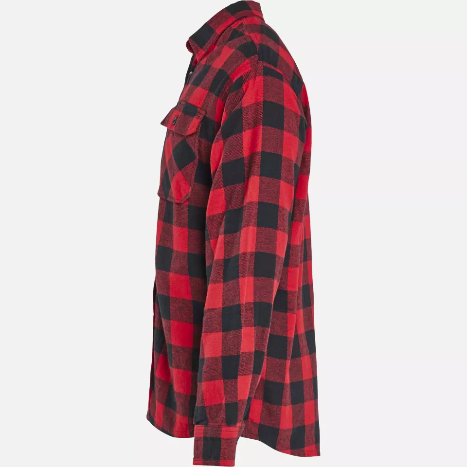 Blaklader 328811685699, Flannel Shirt, Red/Black, image 3, gallery thumbnail