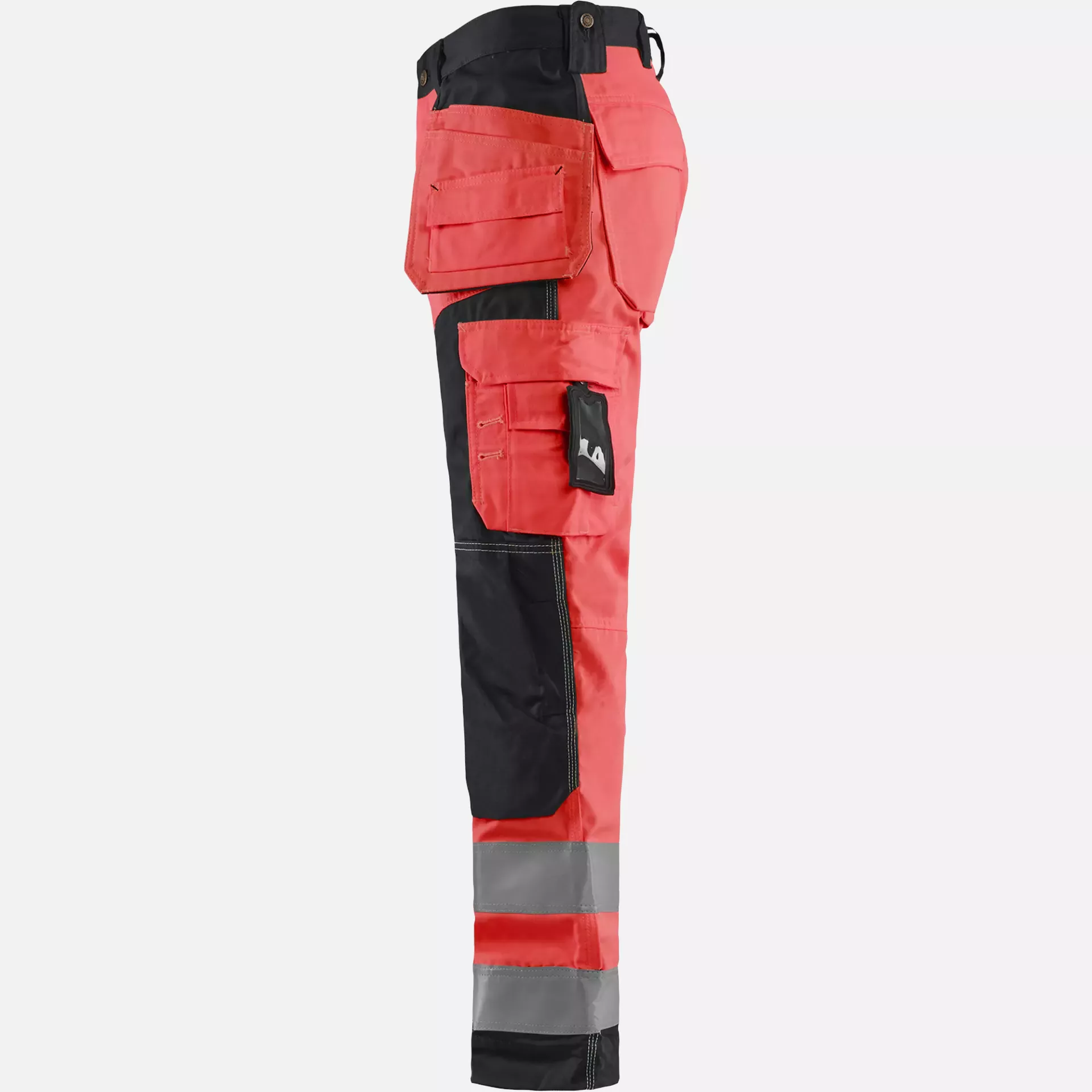 Blaklader 156818115599, High Vis Craftsman Work Trousers, Red/Black, image 3