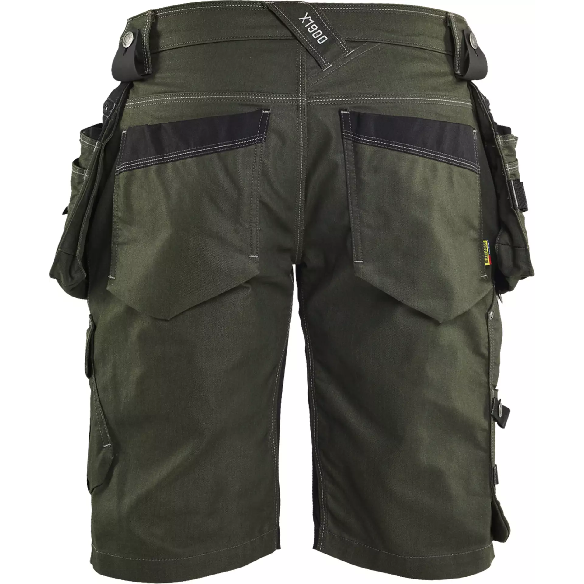 Blaklader 199211414298, X1900 Stretch Craftsman Shorts, Forest Green/Black, image 4