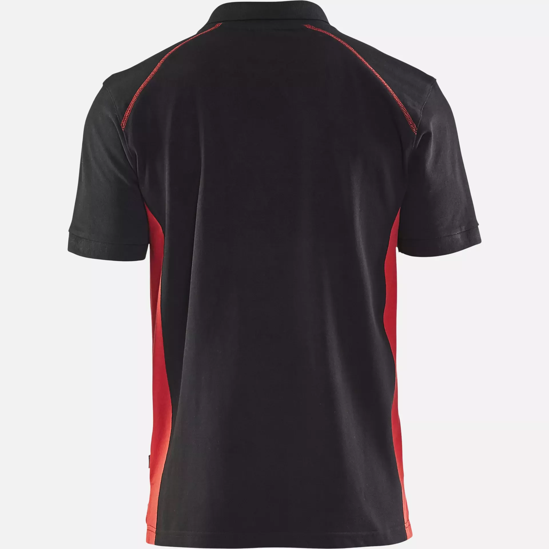 Blaklader 332410509956, Polo Shirt, Black/Red, image 4