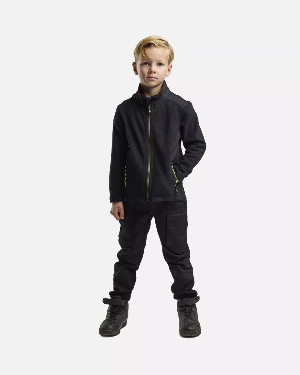 Blaklader 522018459900, Kids Work Trousers Stretch, Black, image 4, gallery thumbnail