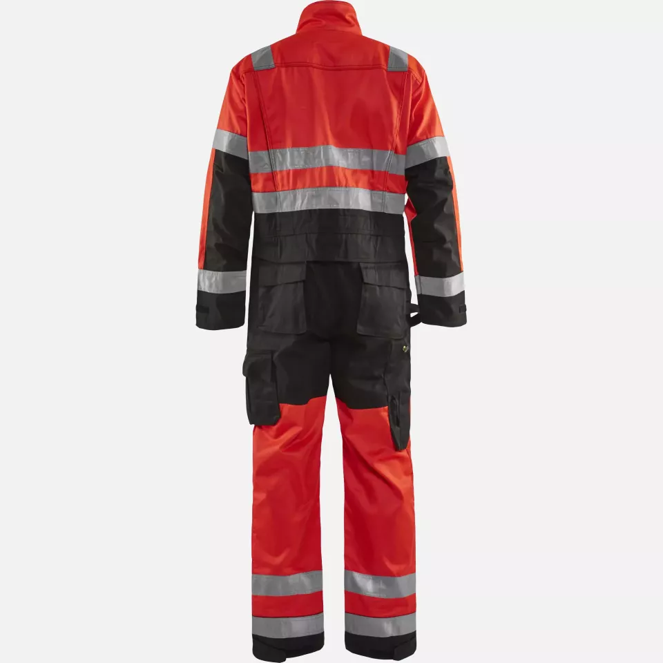Blaklader 637318045599, Hi-Vis Coverall, Red/Black, image 4, gallery thumbnail