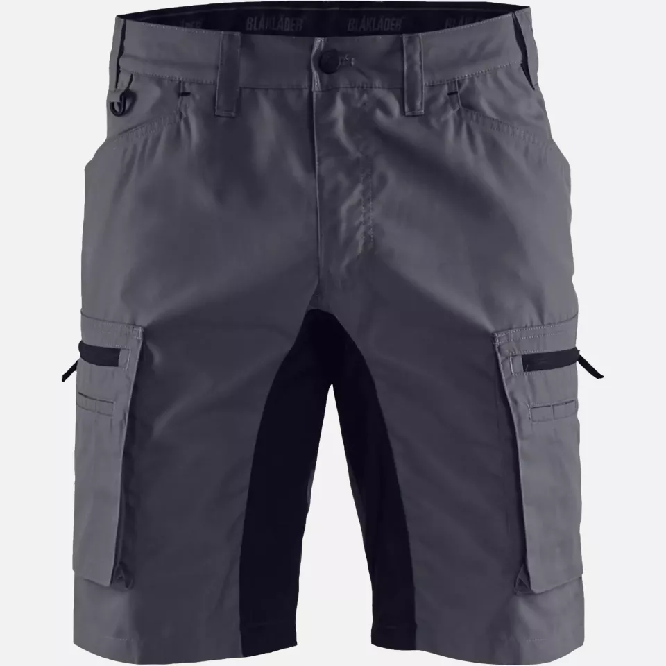 Blaklader 144918459699, Stretch Shorts, Medium Grey/Black, image 1, gallery thumbnail
