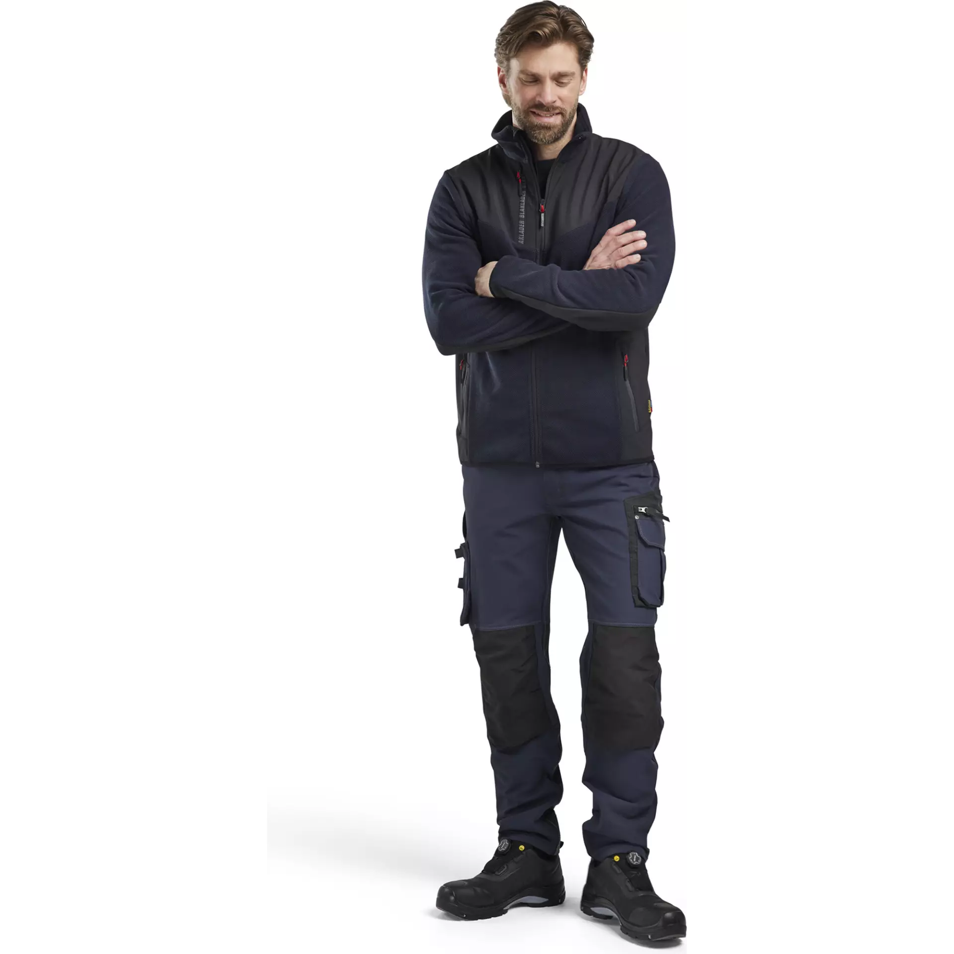 Blaklader 594225368699, Softshell Knitted Jacket, Dark Navy/Black, image 5