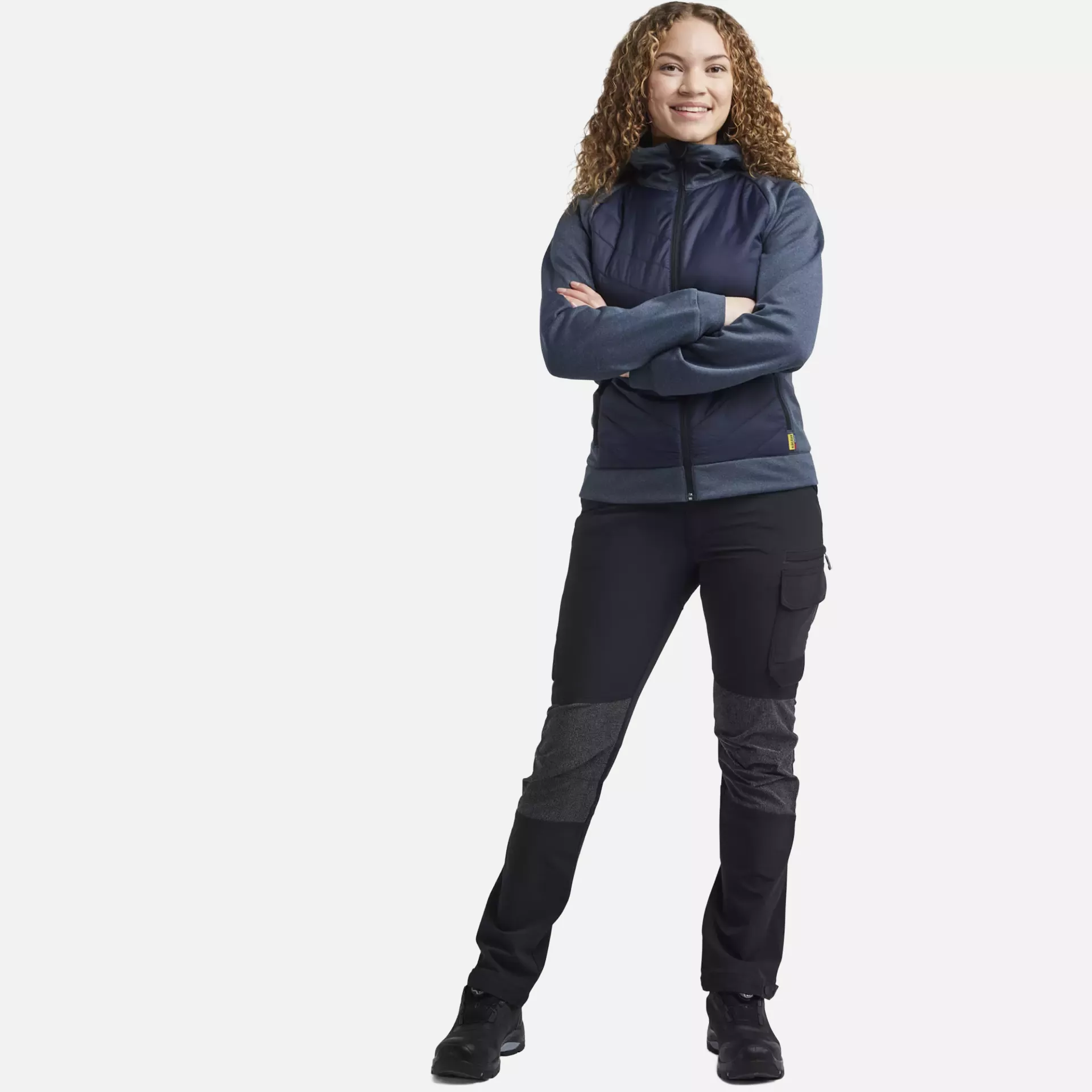 Blaklader 346425338286, Women's Hybrid Sweatshirt, Pigeon Blue/Dark Navy, image 5