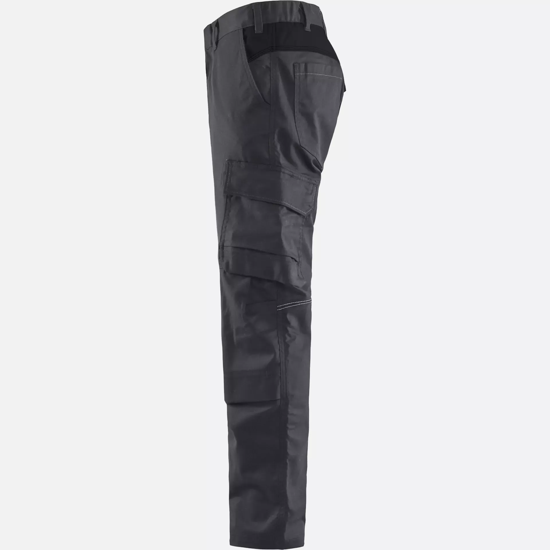 Blaklader 144818329699, Industrie Stretch Arbeitshose mit Kniepolstertaschen, Mittelgrau/Schwarz, image 3