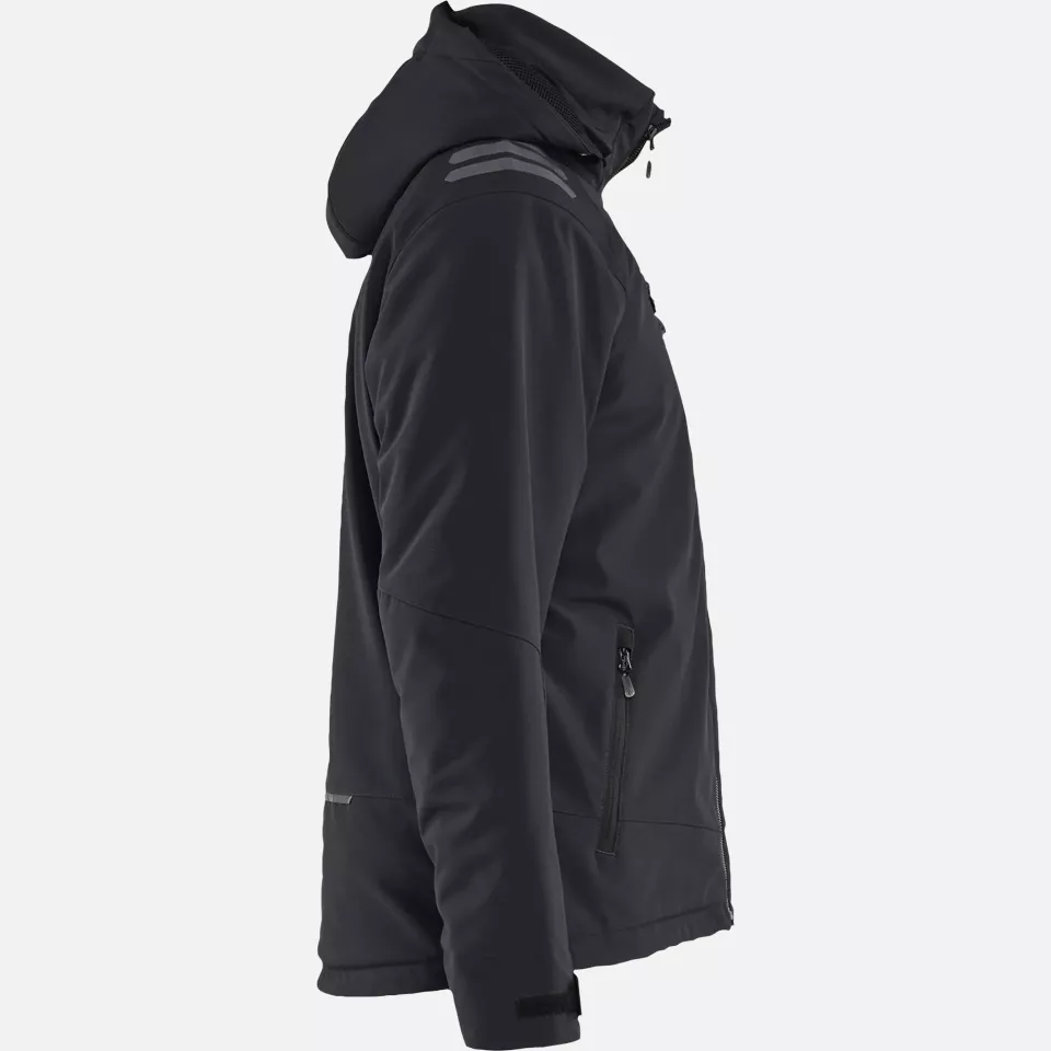 Blaklader 475025139999, Lightly Lined Softshell Winter Jacket, Black/Black, image 2, gallery thumbnail