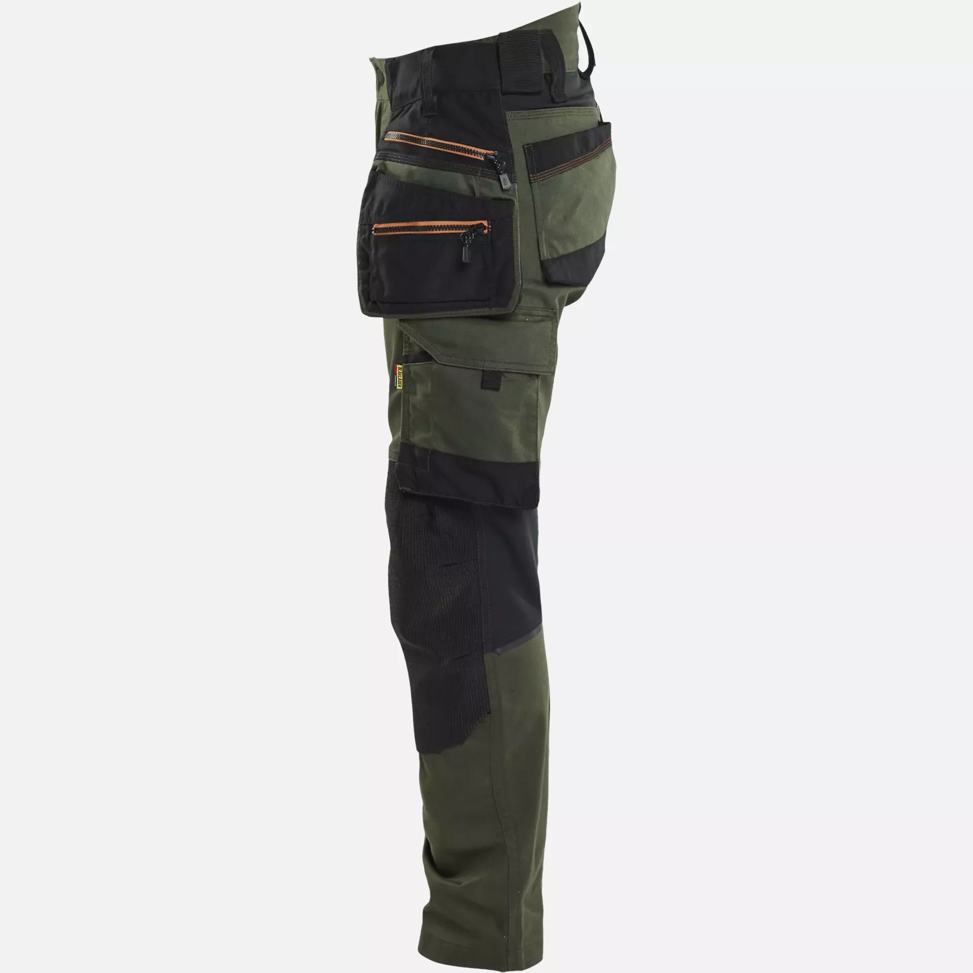 Blaklader 717011494240, STRIKER Damen Stretch Handwerker Arbeitshose, Waldgrün/Rost, image 3