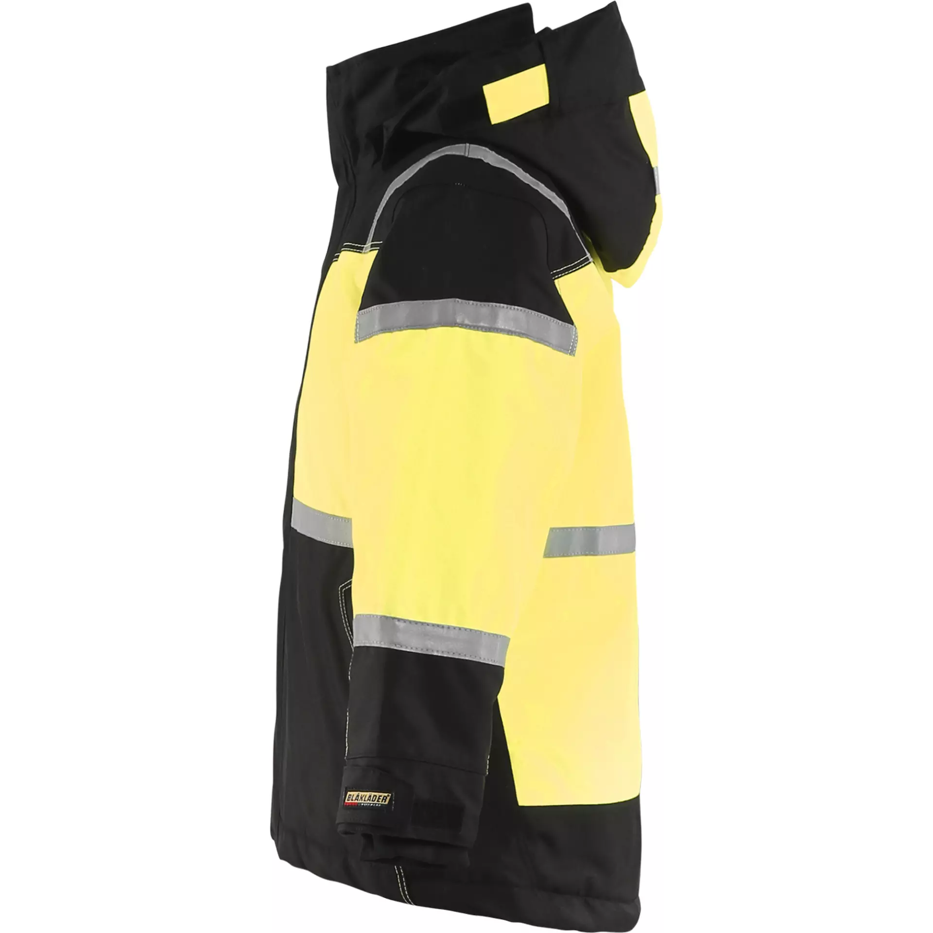 Blåkläder 485819779933, Children's Winter Jacket, Black/Yellow, image 3