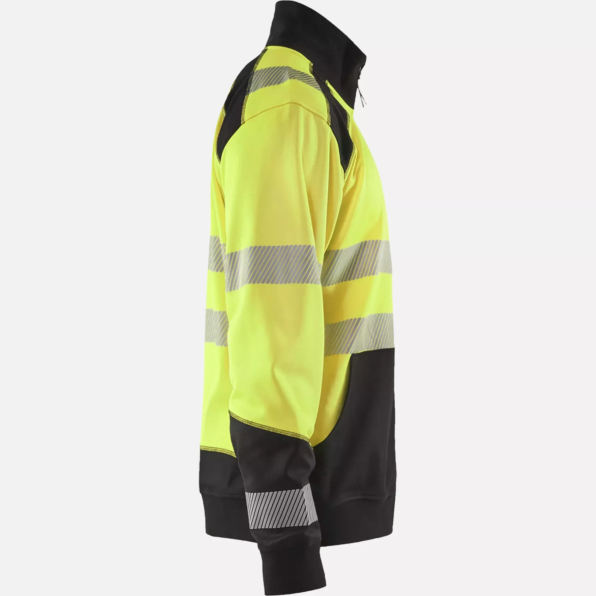 Blaklader 355825283399, High Vis Zip Sweatshirt, Yellow/Black, image 2