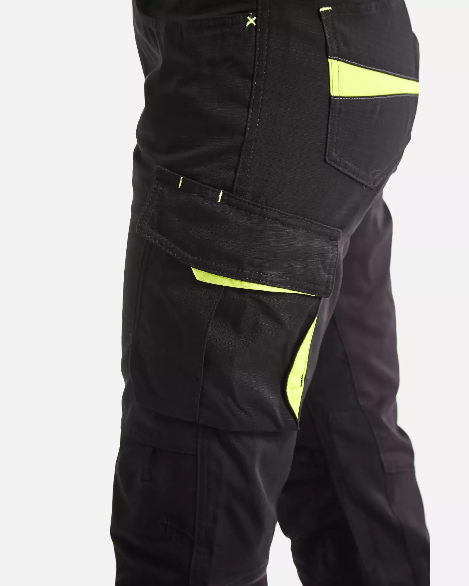 Blaklader 719513309933, Damen Stretch Arbeitshose, Schwarz/Gelb, image 8