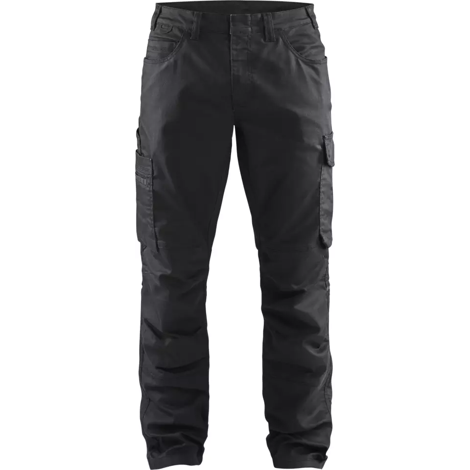 Blaklader 143911419999, Stretch Denim Work Trousers, Black/Black, image 1, gallery thumbnail