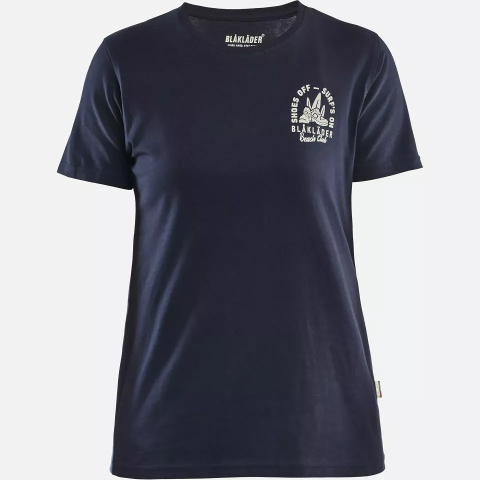 Blaklader 941710428600, Beach Club Ladies T-Shirt, Dark Navy, image 1, gallery thumbnail