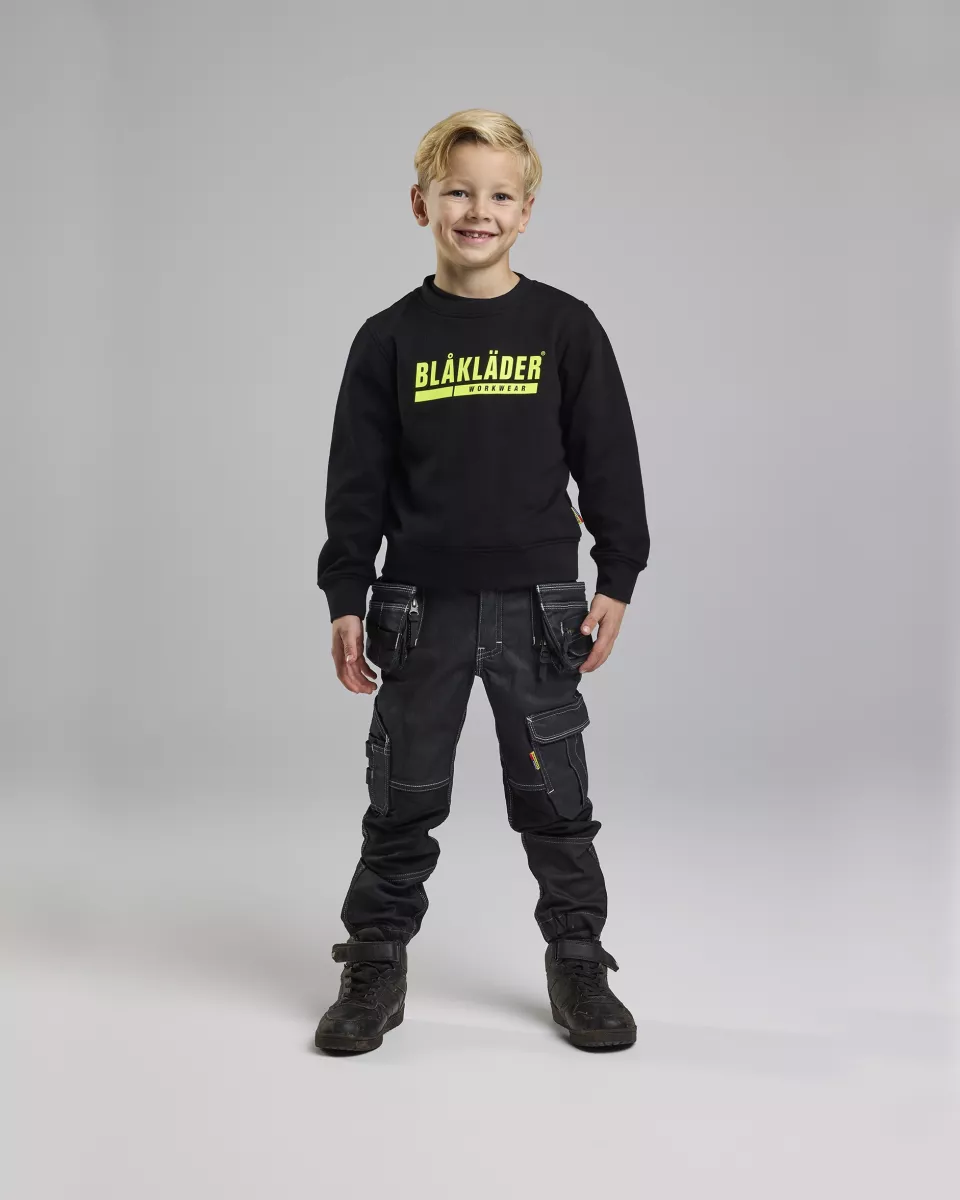 Blaklader 522511478999, X1900 Kinder Handwerker Arbeitshose Stretch, Marineblau/Schwarz, image 5, gallery thumbnail