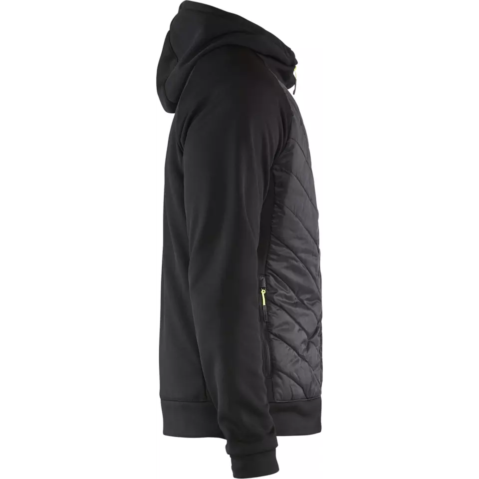 Blaklader 346325269933, Hybrid Sweatshirt, Schwarz/Gelb, image 2, gallery thumbnail