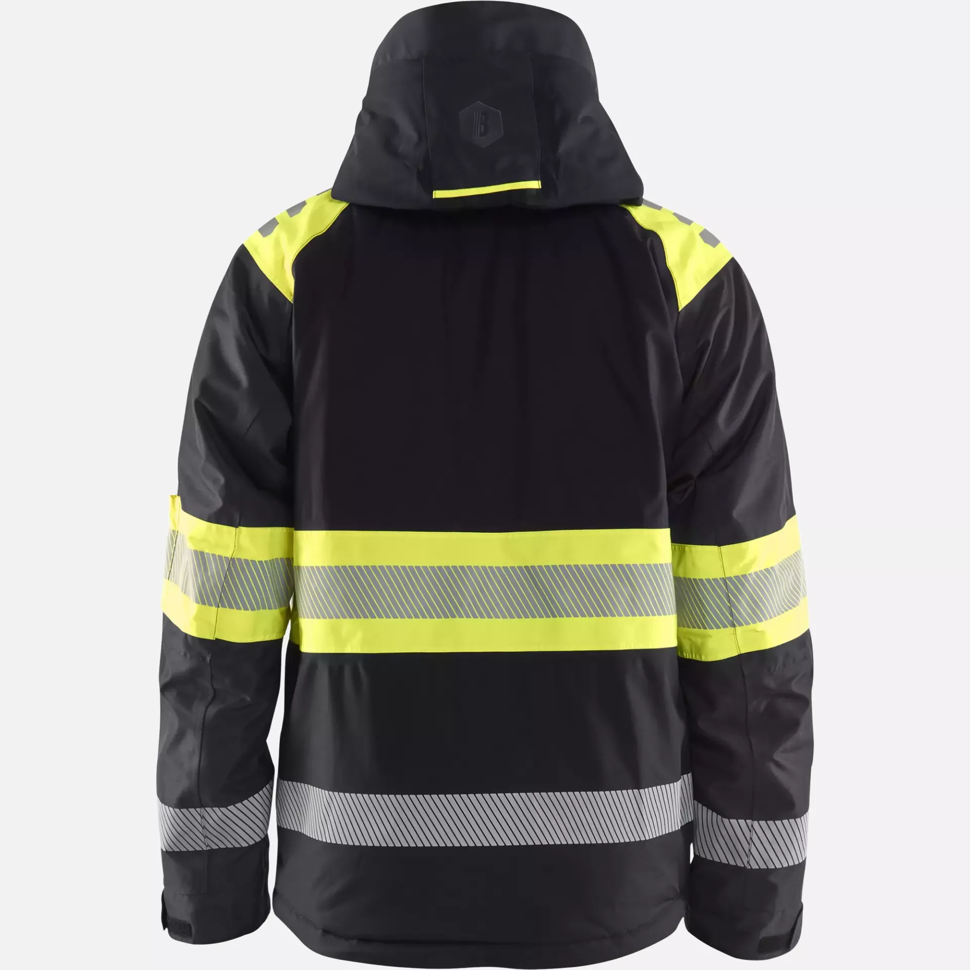 Blaklader 448019779933, High Vis Winter Jacket, Black/Yellow, image 4