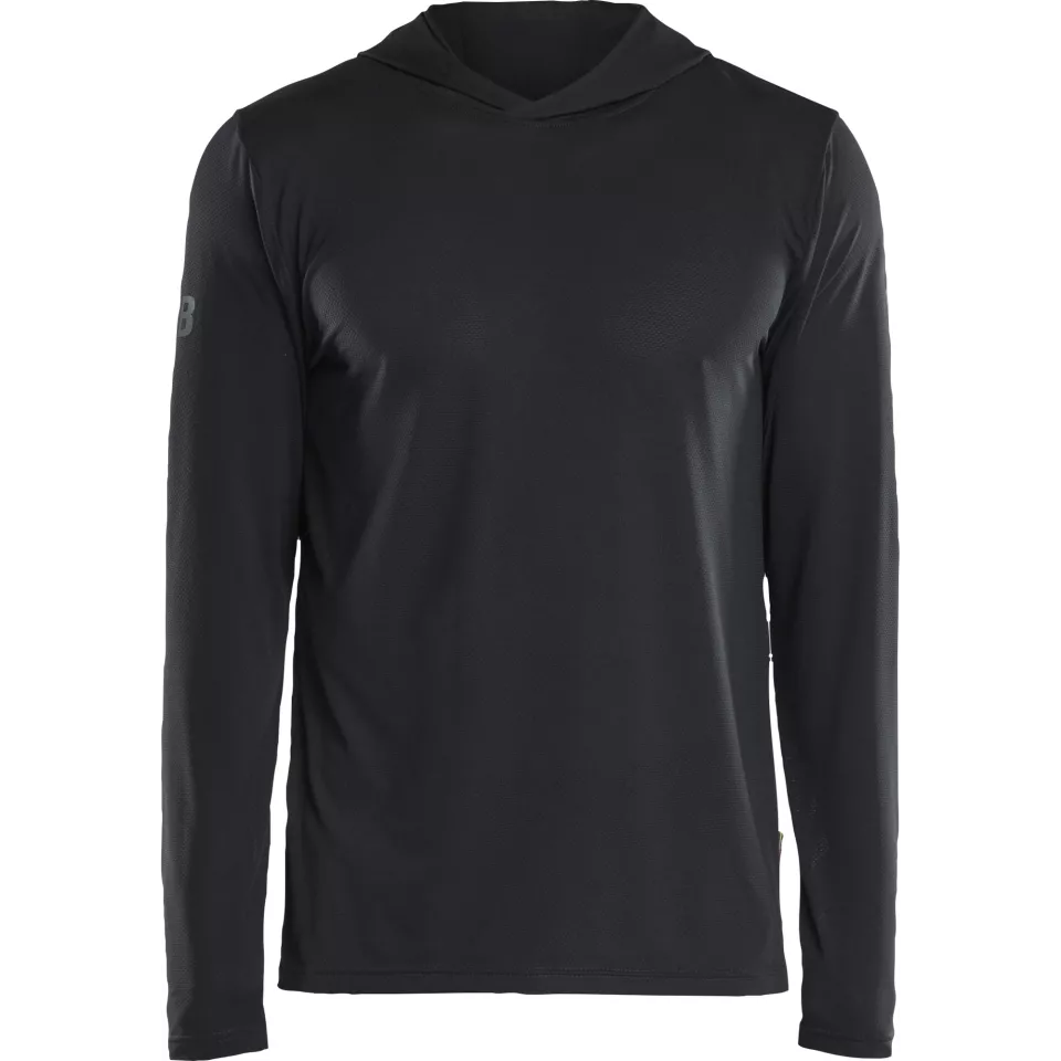 Blaklader 341711269900, Functional Hoodie with UV Protection, Black