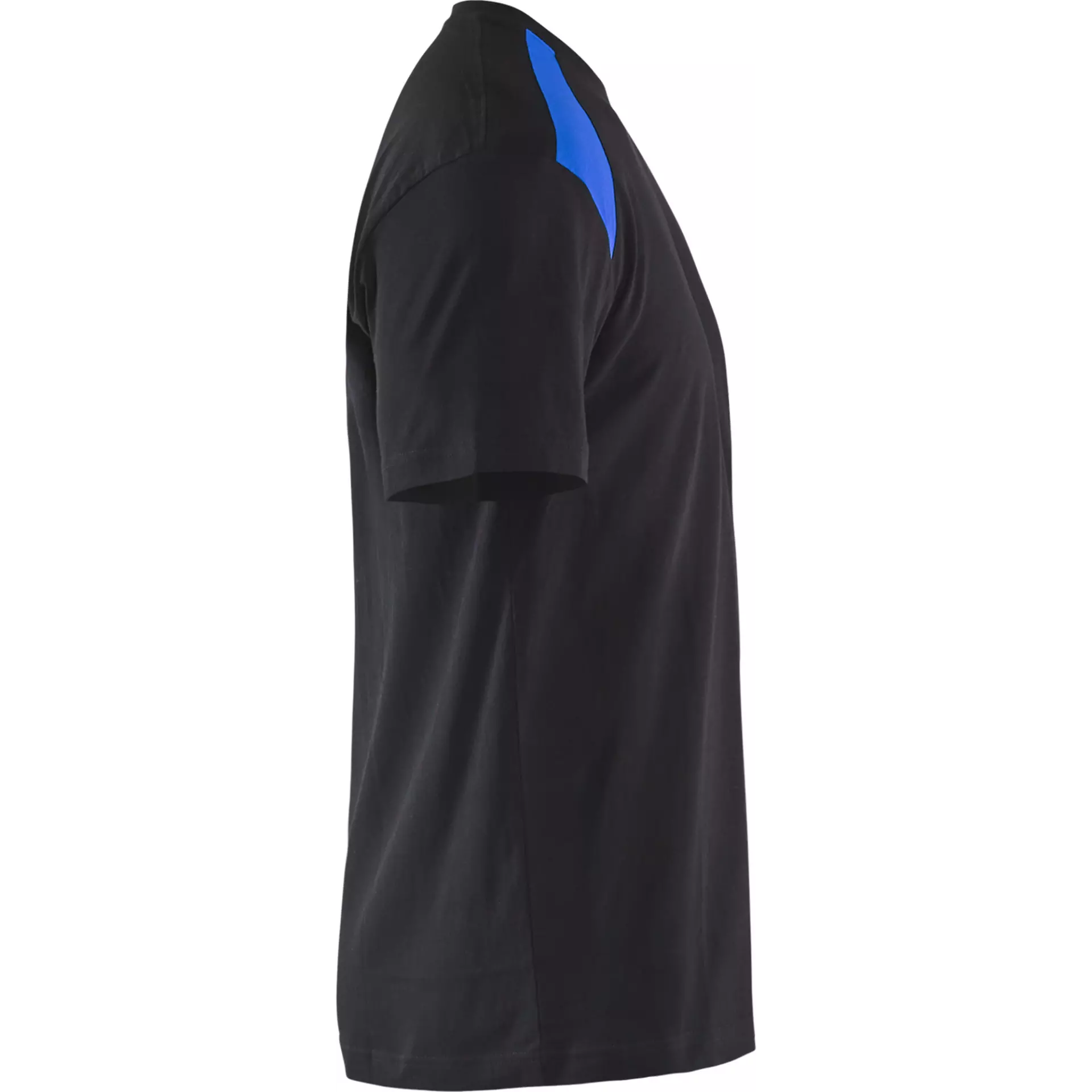 Blåkläder 337910429985, T-Shirt, Black/Cornflower Blue, image 2