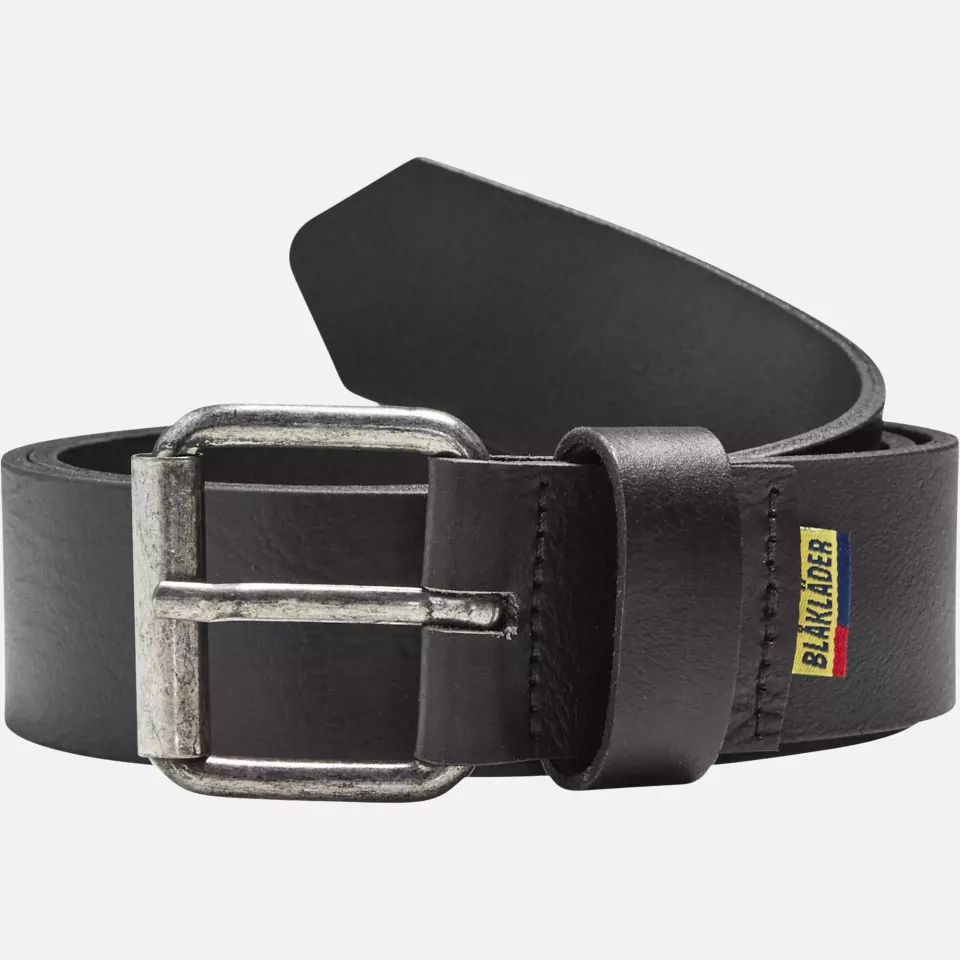 Blaklader 405200009900, Leather Belt, Black, image 1, gallery thumbnail