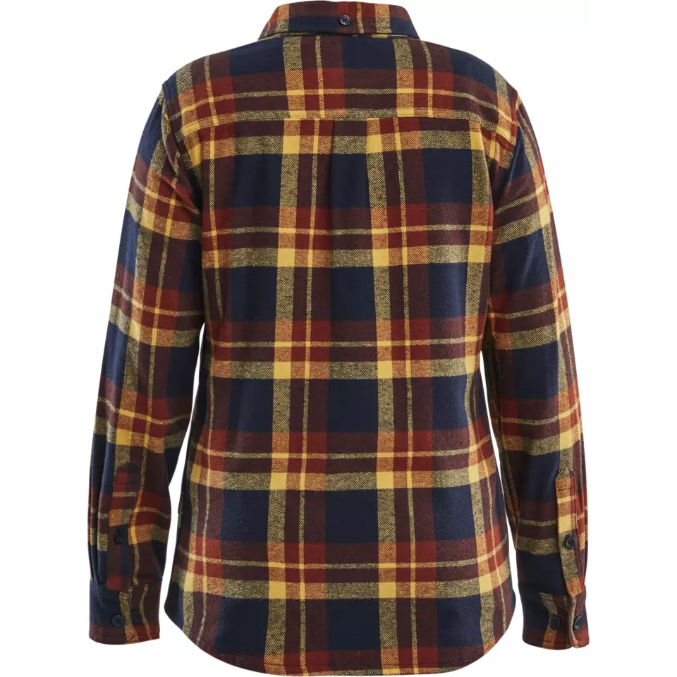 Blaklader 321811685986, Damen Flanellhemd, Rostrot/Dunkelblau, image 4, gallery thumbnail