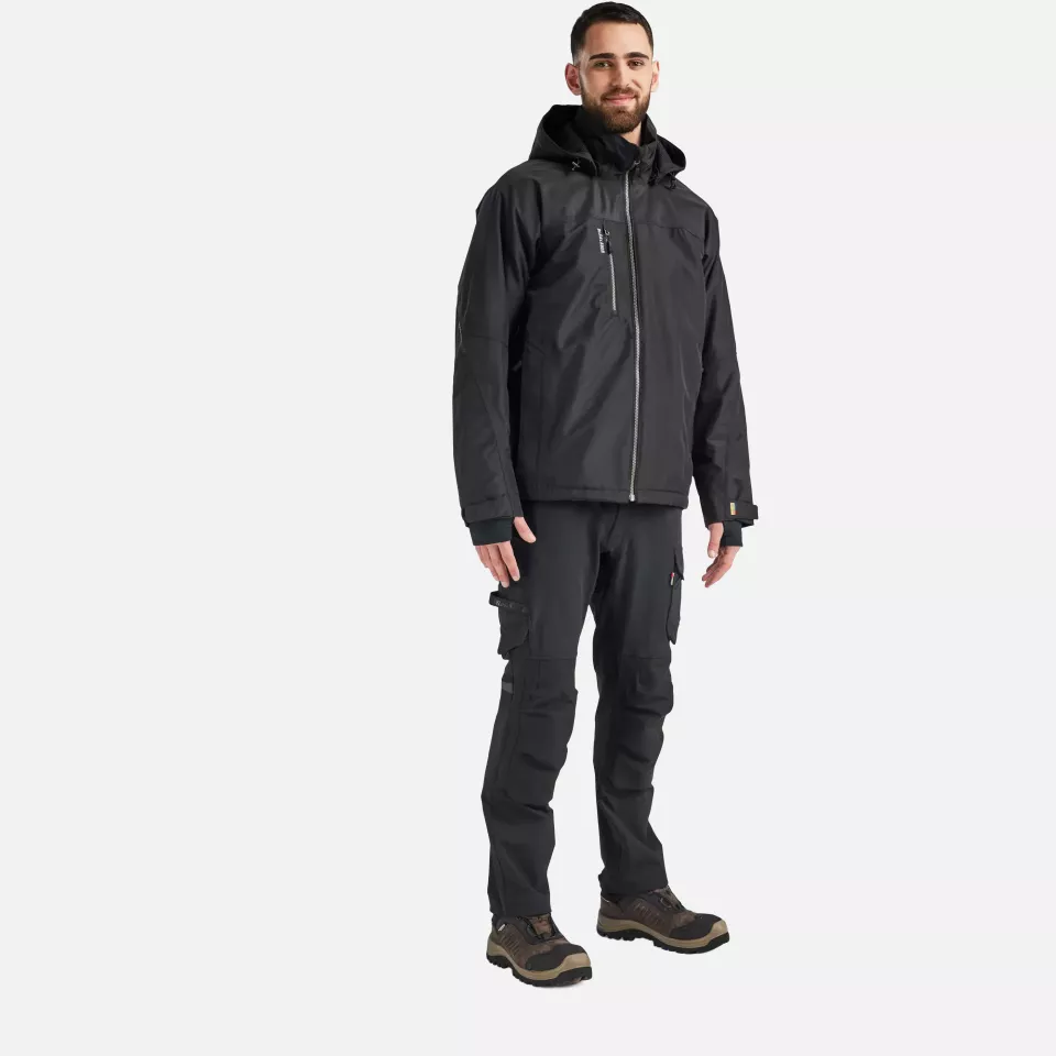 Blaklader 489019779900, Lined Lightweight Winter Jacket, Black, image 5, gallery thumbnail