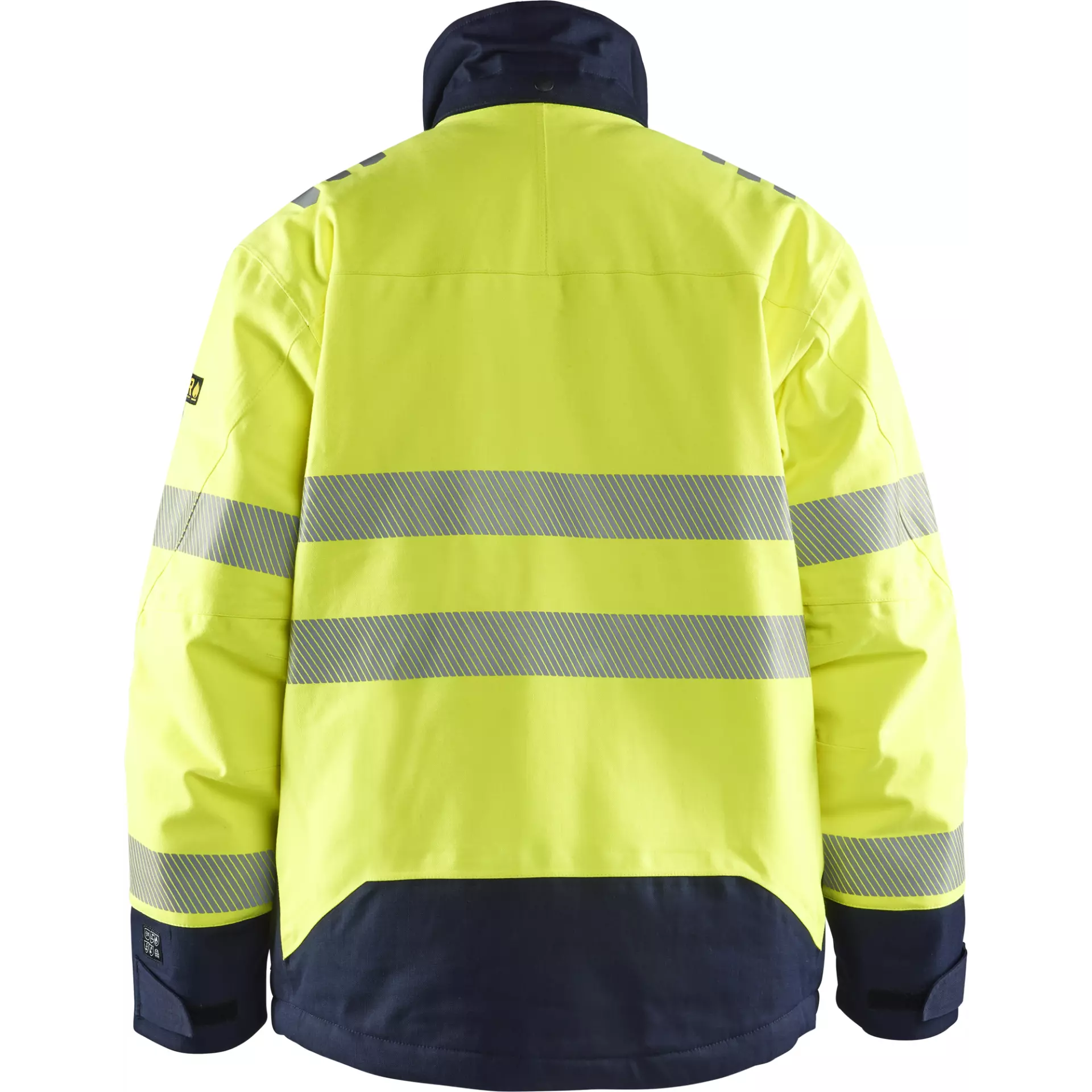 Blåkläder 451715343389, Multinorm Winter Jacket, Yellow/Navy, image 4