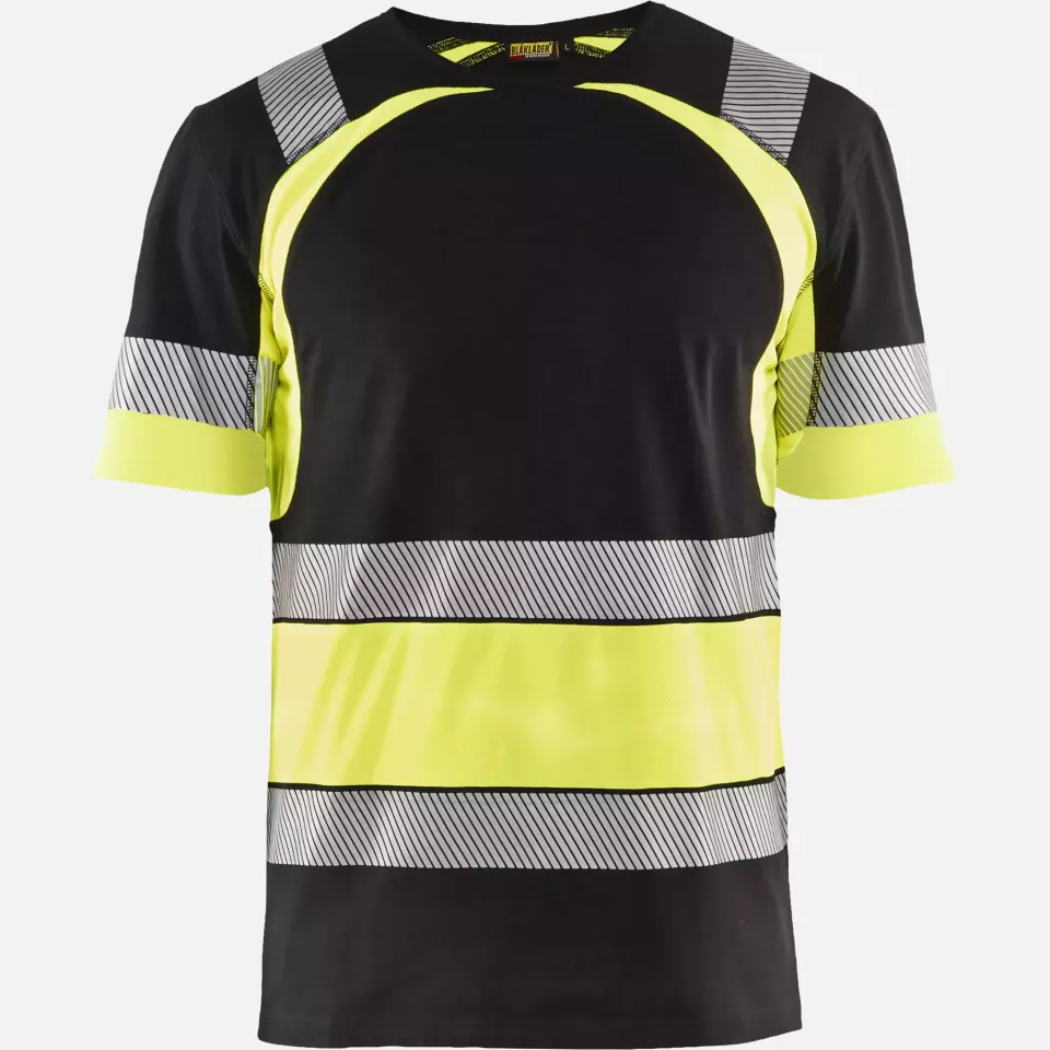 Blaklader 342110309933, High Vis T-Shirt, Schwarz/Gelb, image 1, gallery thumbnail