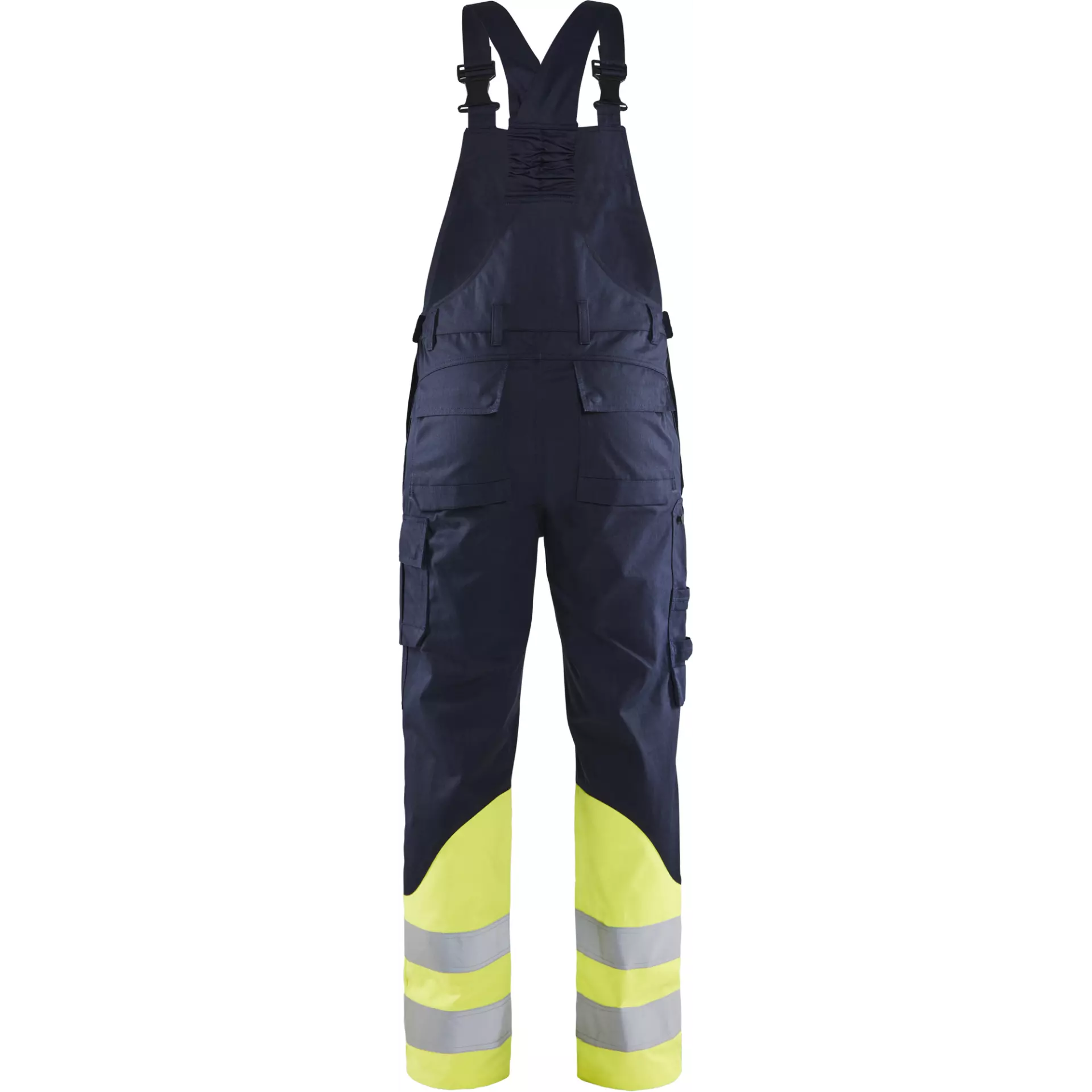 Blåkläder 260515198933, Stahl Latzhose, Marineblau/ Gelb, image 4