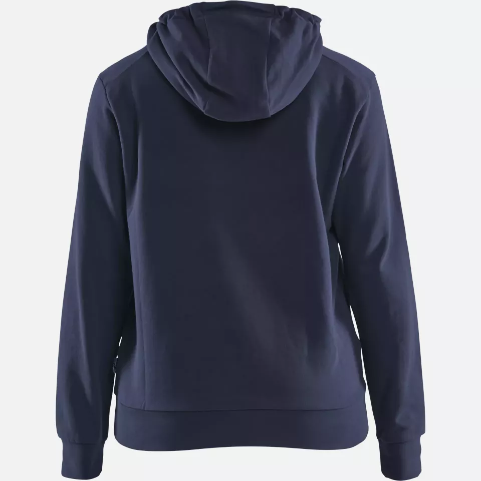 Blaklader 356011588600, 3D Women's Hooded Sweatshirt, Dark Navy Blue, image 4, gallery thumbnail